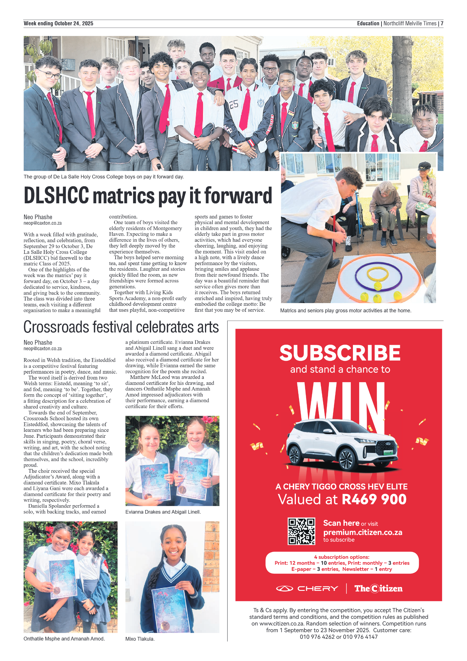 Northcliff Melville Times 24 October 2025 page 7