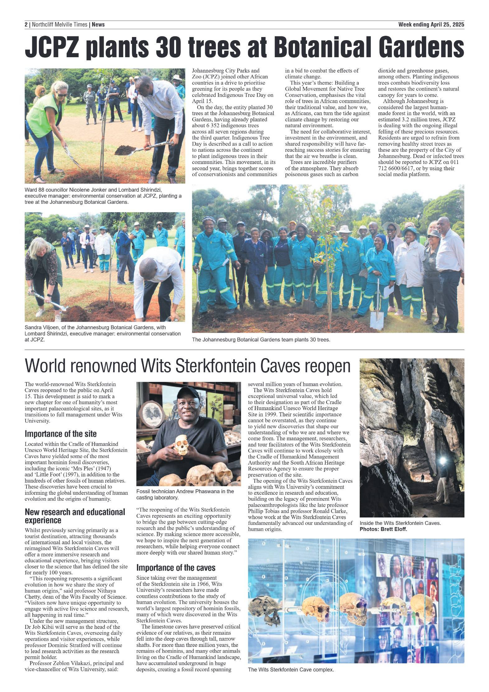 Northcliff Melville Times 25 April 2025 page 2