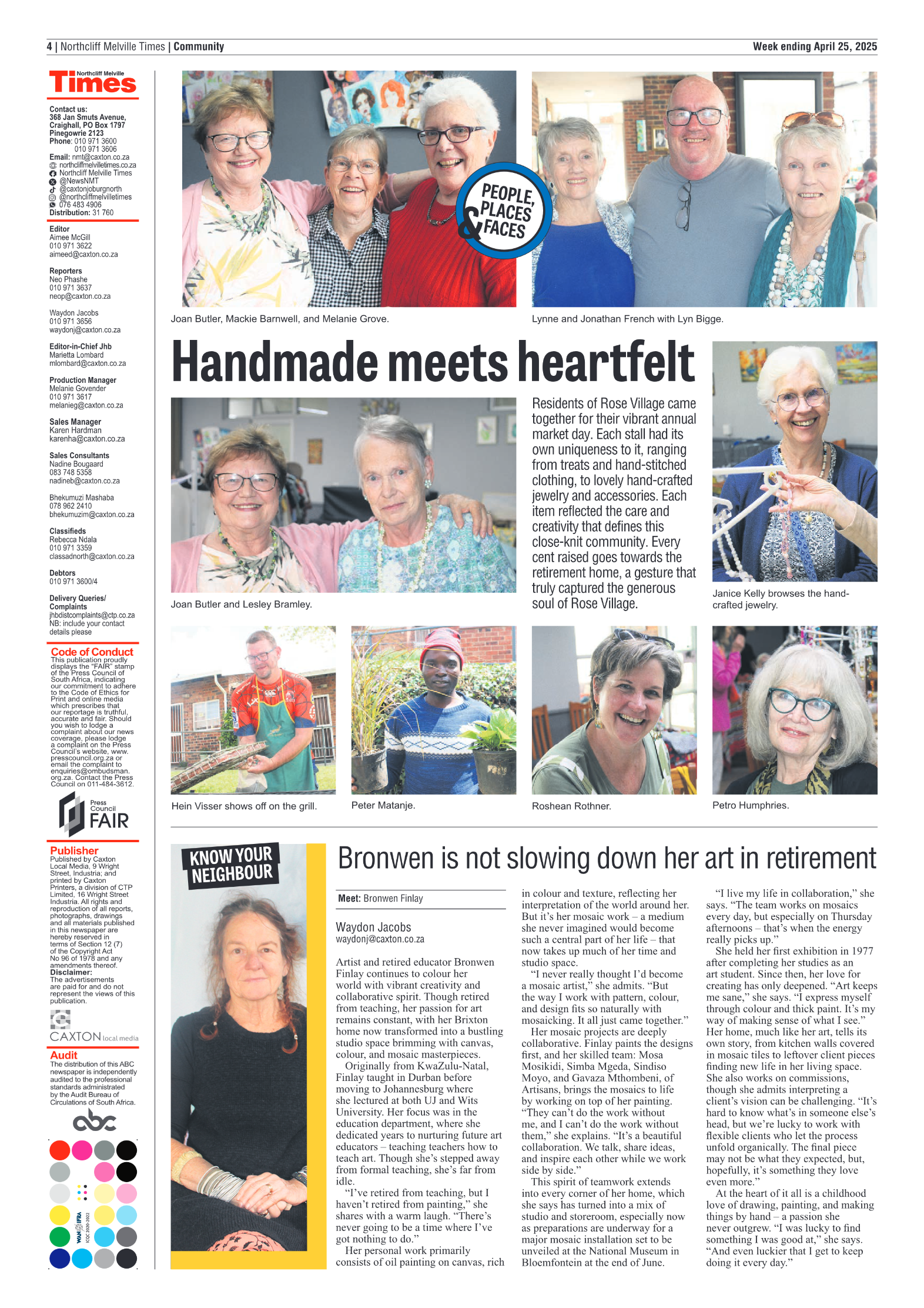 Northcliff Melville Times 25 April 2025 page 4