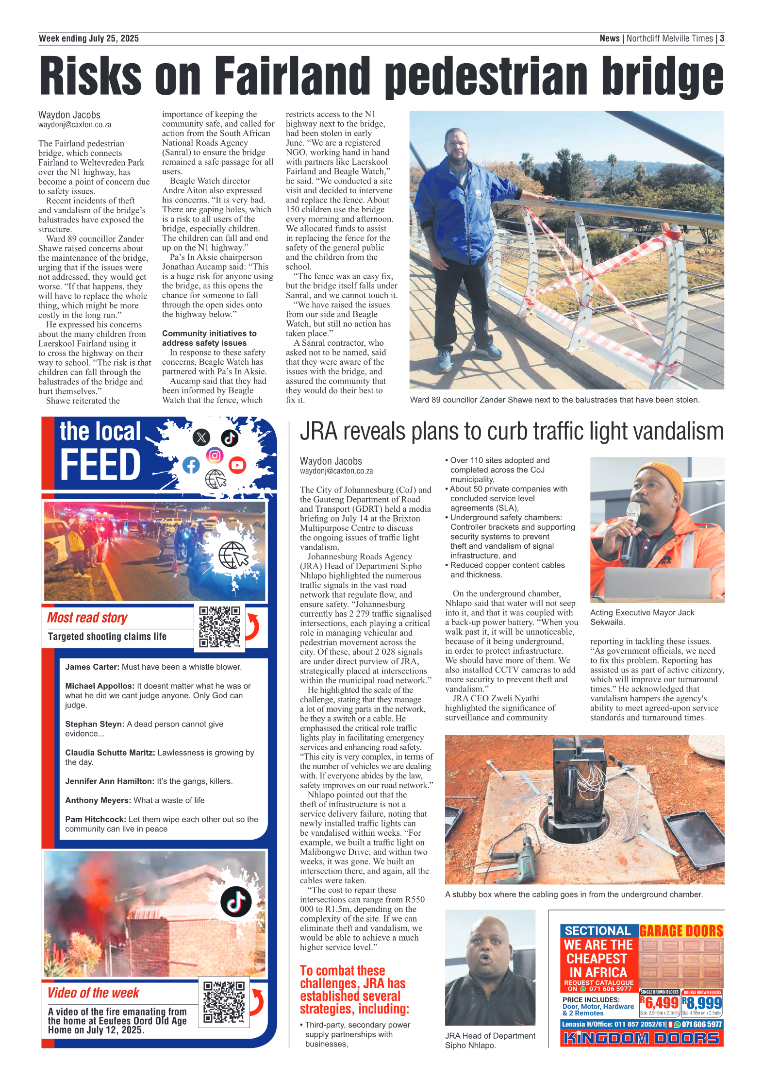 Northcliff Melville Times 25 July 2025 page 3