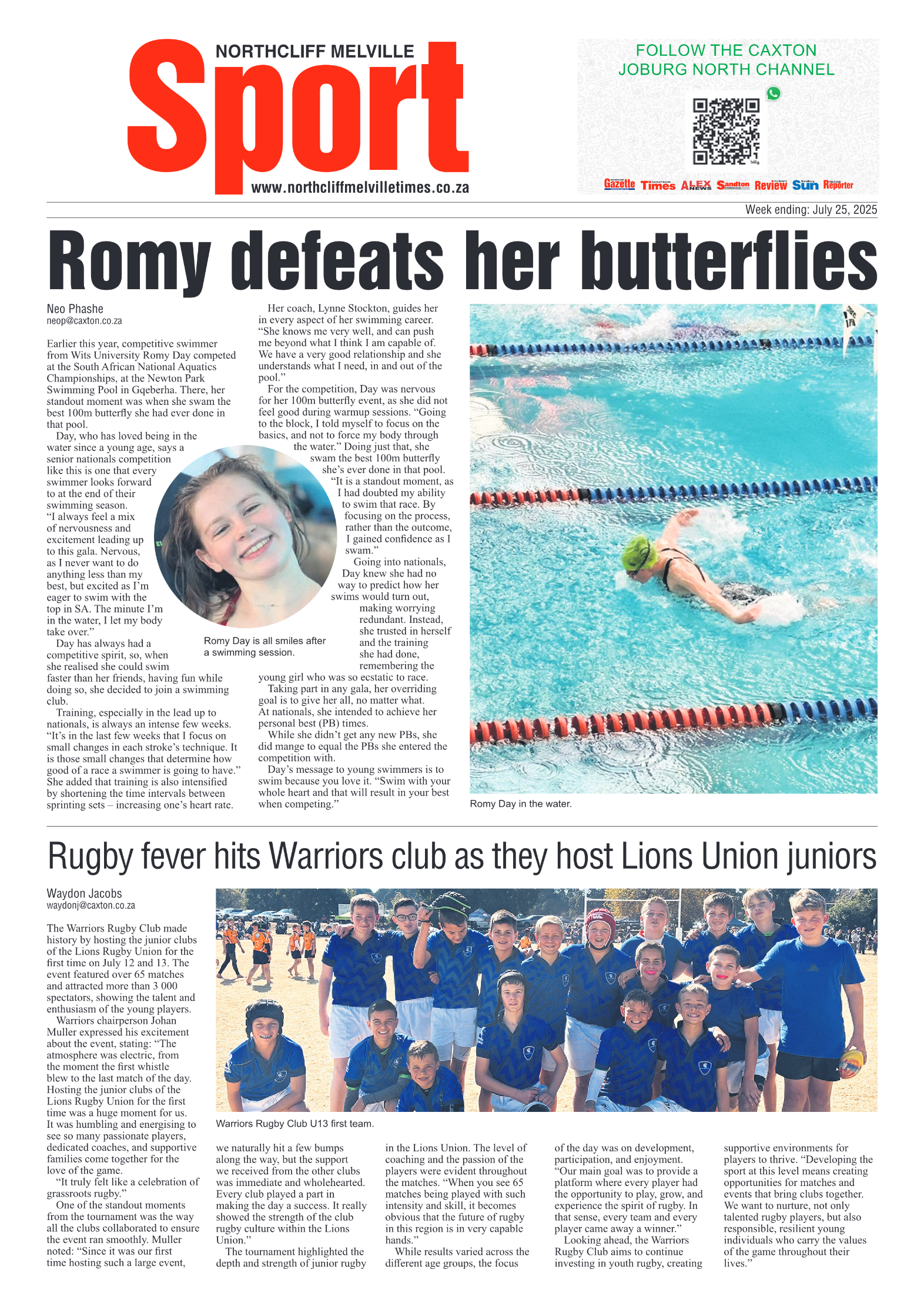 Northcliff Melville Times 25 July 2025 page 8