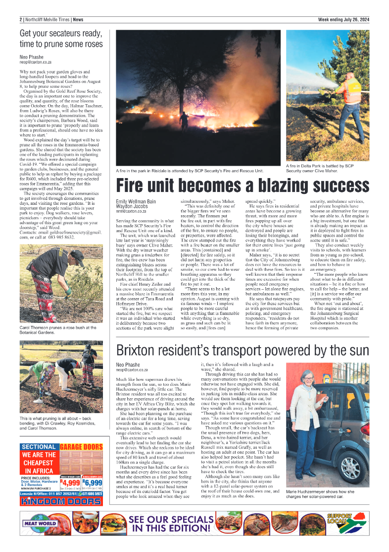 Northcliff Melville Times 26 July 2024 page 2