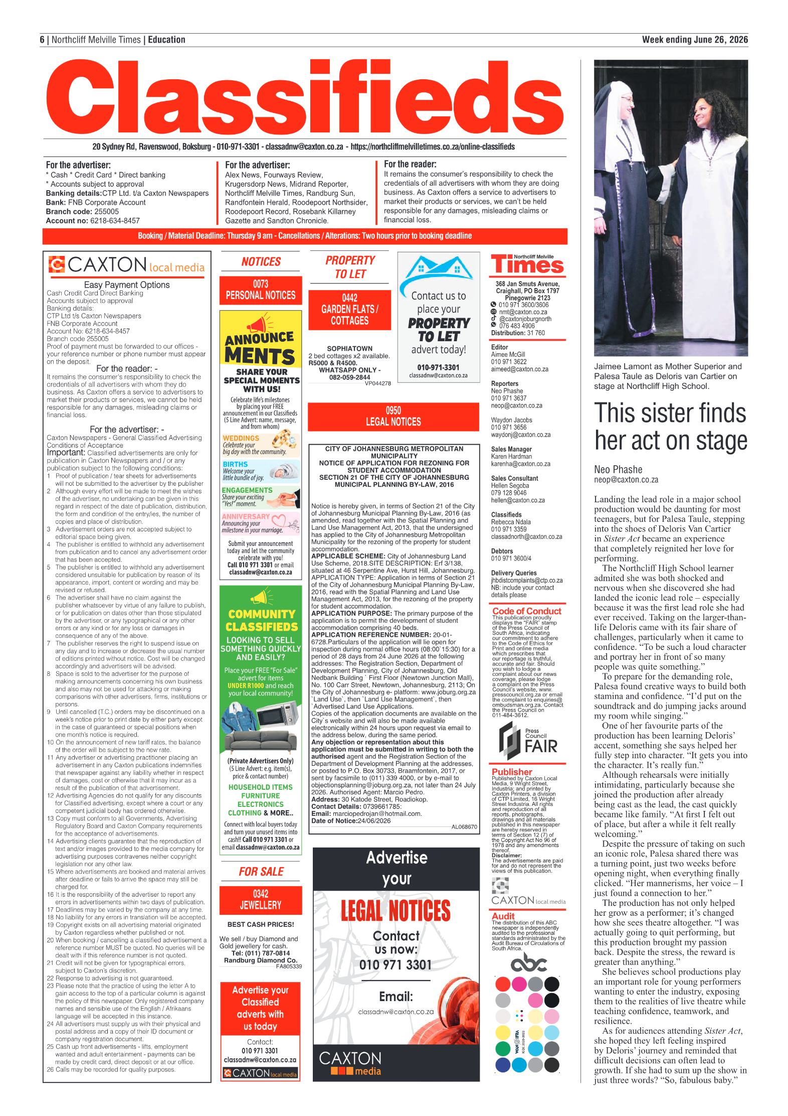Northcliff Melville Times 26 June 2026 page 6