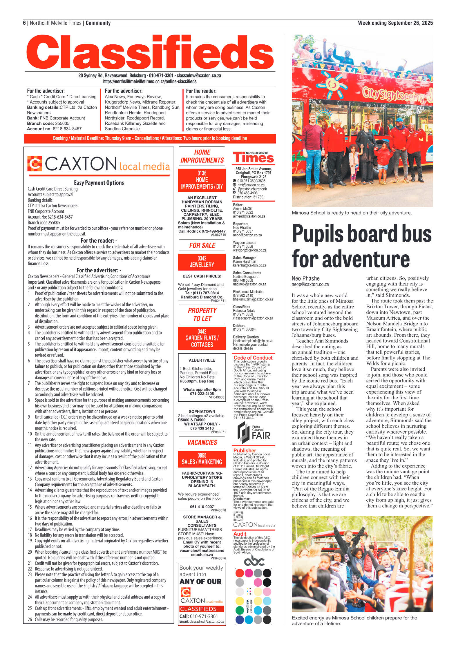 Northcliff Melville Times 26 September 2025 page 6