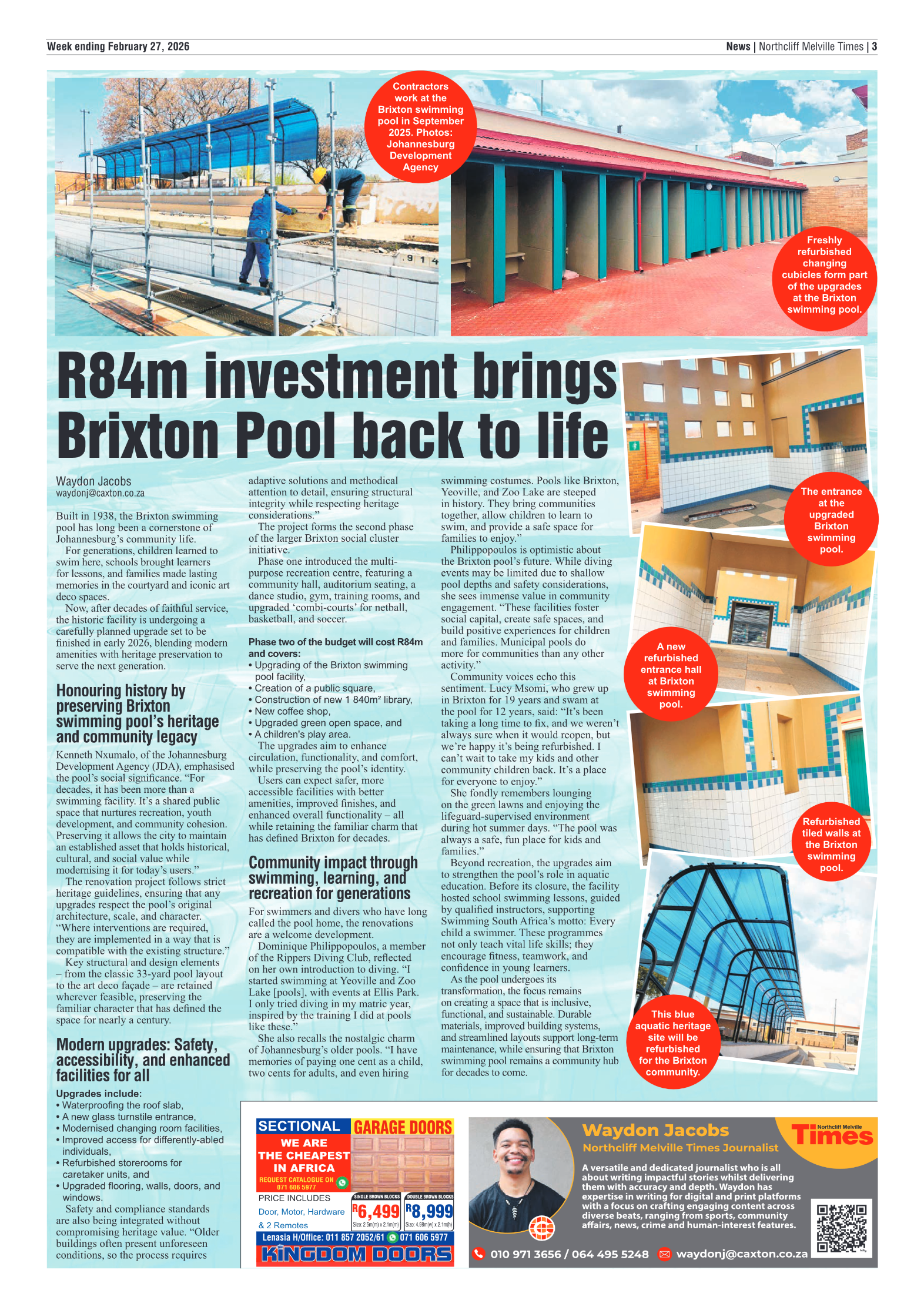 Northcliff Melville Times 27 February 2026 page 3