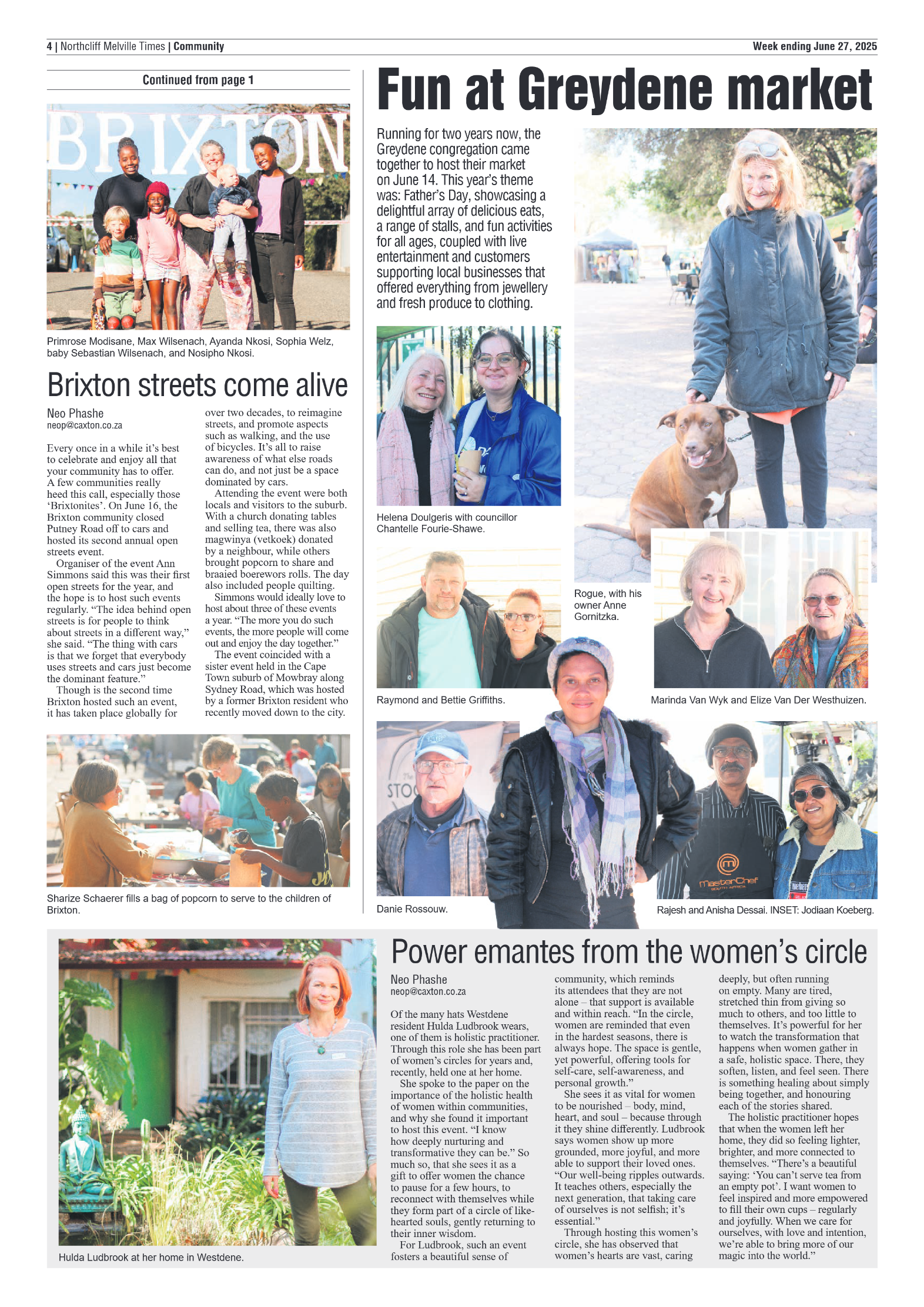 Northcliff Melville Times 27 June 2025 page 4