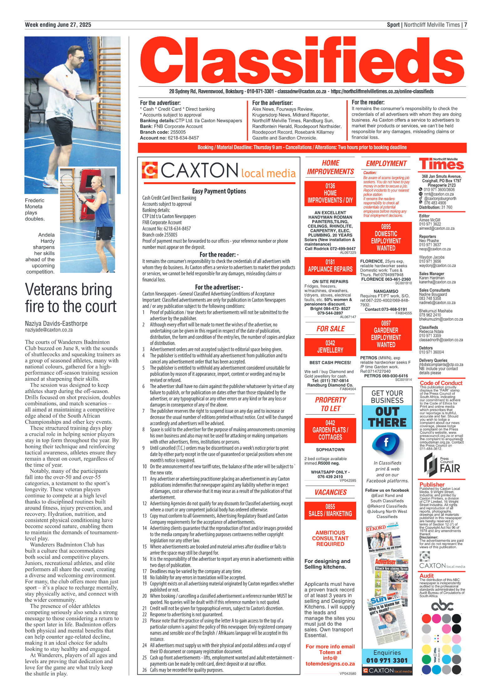Northcliff Melville Times 27 June 2025 page 7