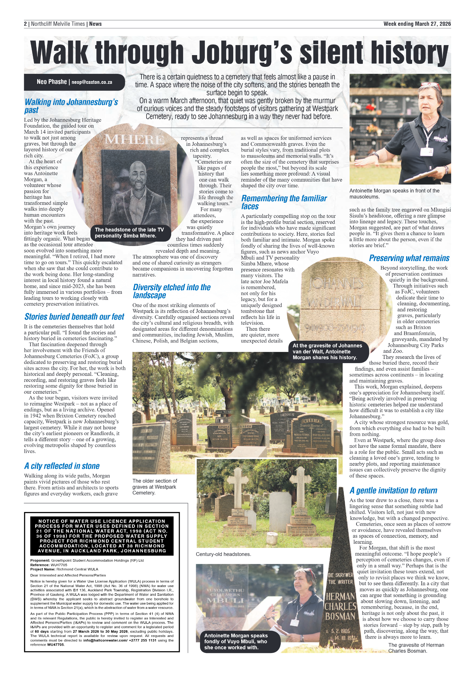 Northcliff Melville Times 27 March 2026 page 2