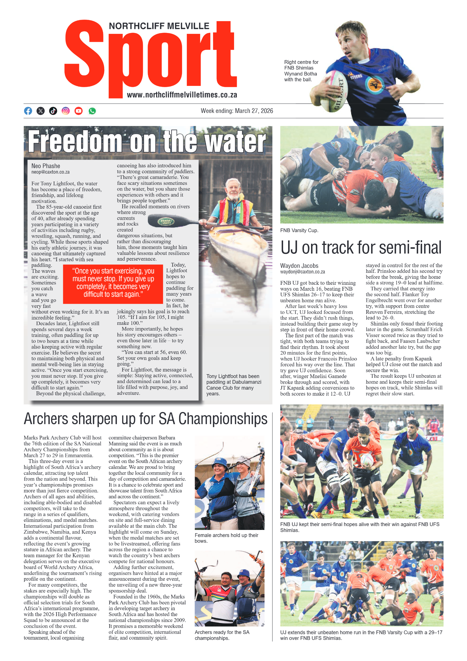 Northcliff Melville Times 27 March 2026 page 8