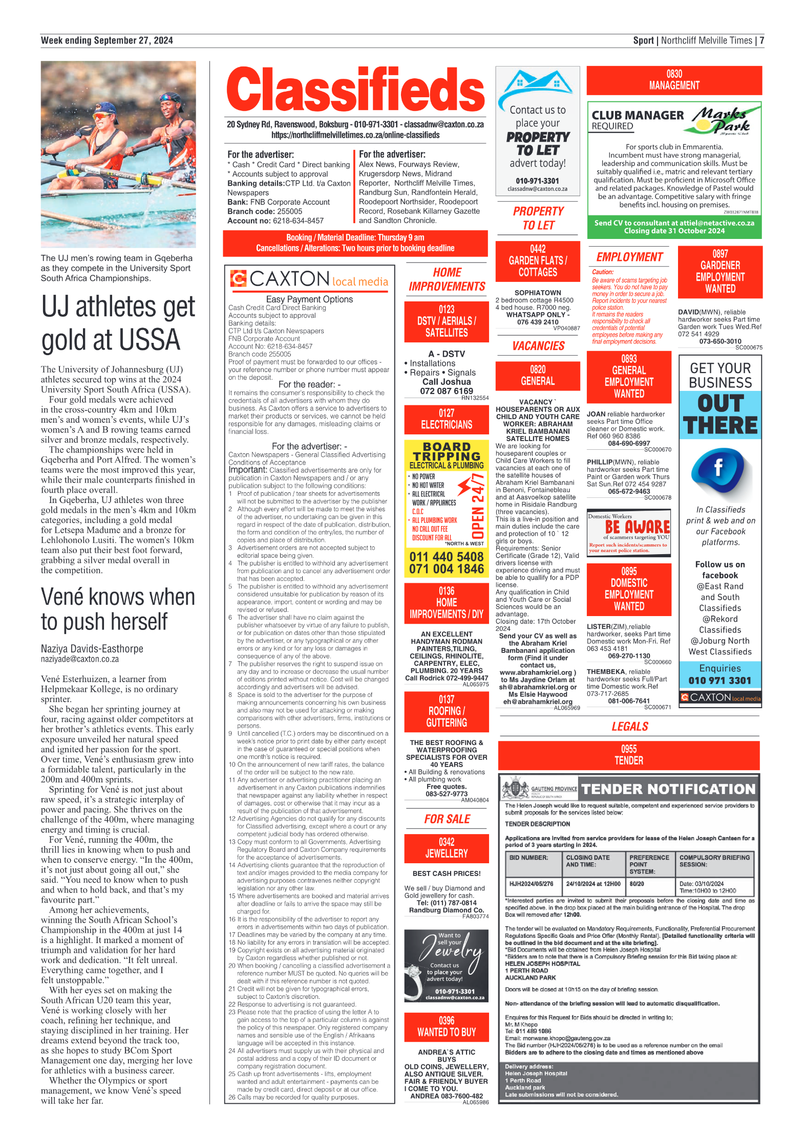 Northcliff Melville Times 27 September 2024 page 7