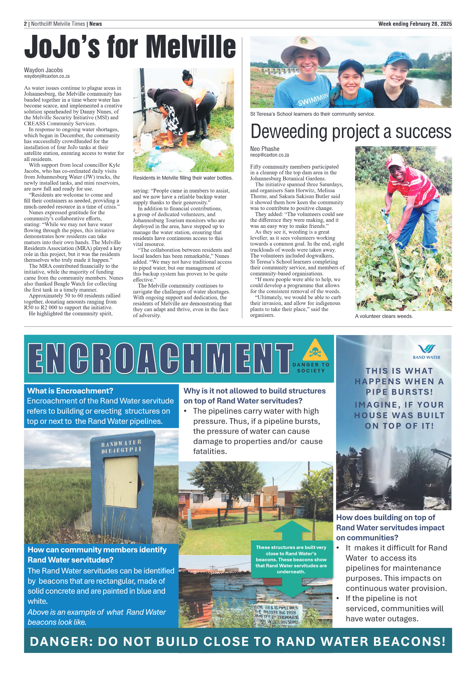 Northcliff Melville Times 28 February 2025 page 2