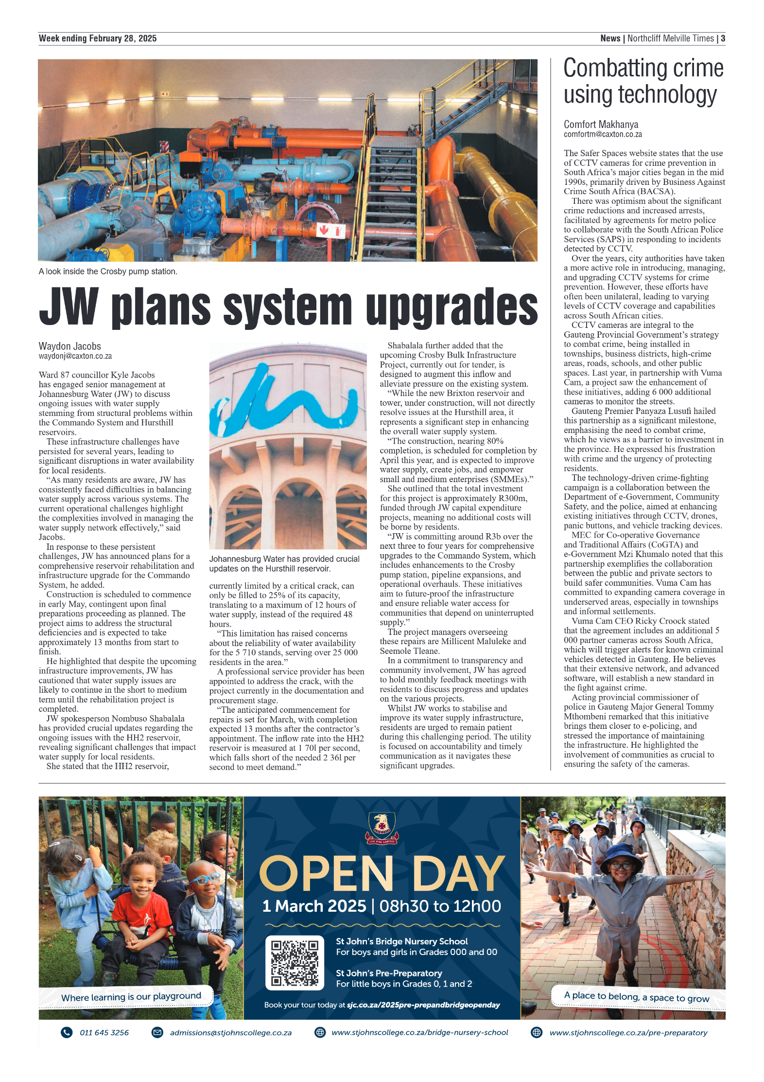 Northcliff Melville Times 28 February 2025 page 3