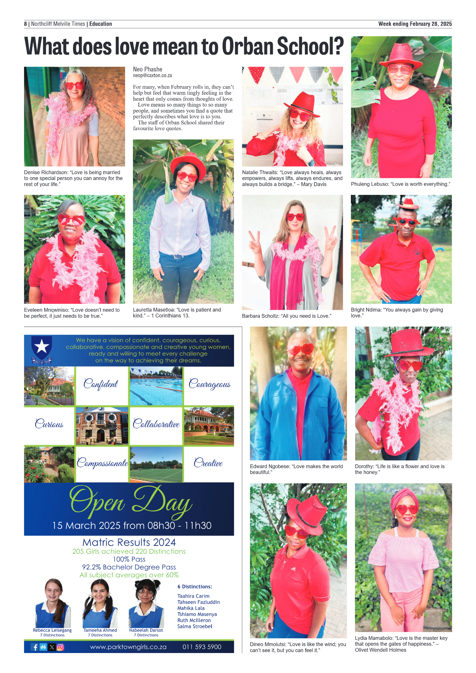 Northcliff Melville Times 28 February 2025 page 8