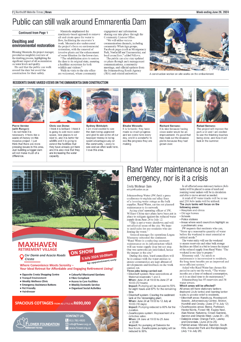 Northcliff Melville Times 28 June 2024 page 2