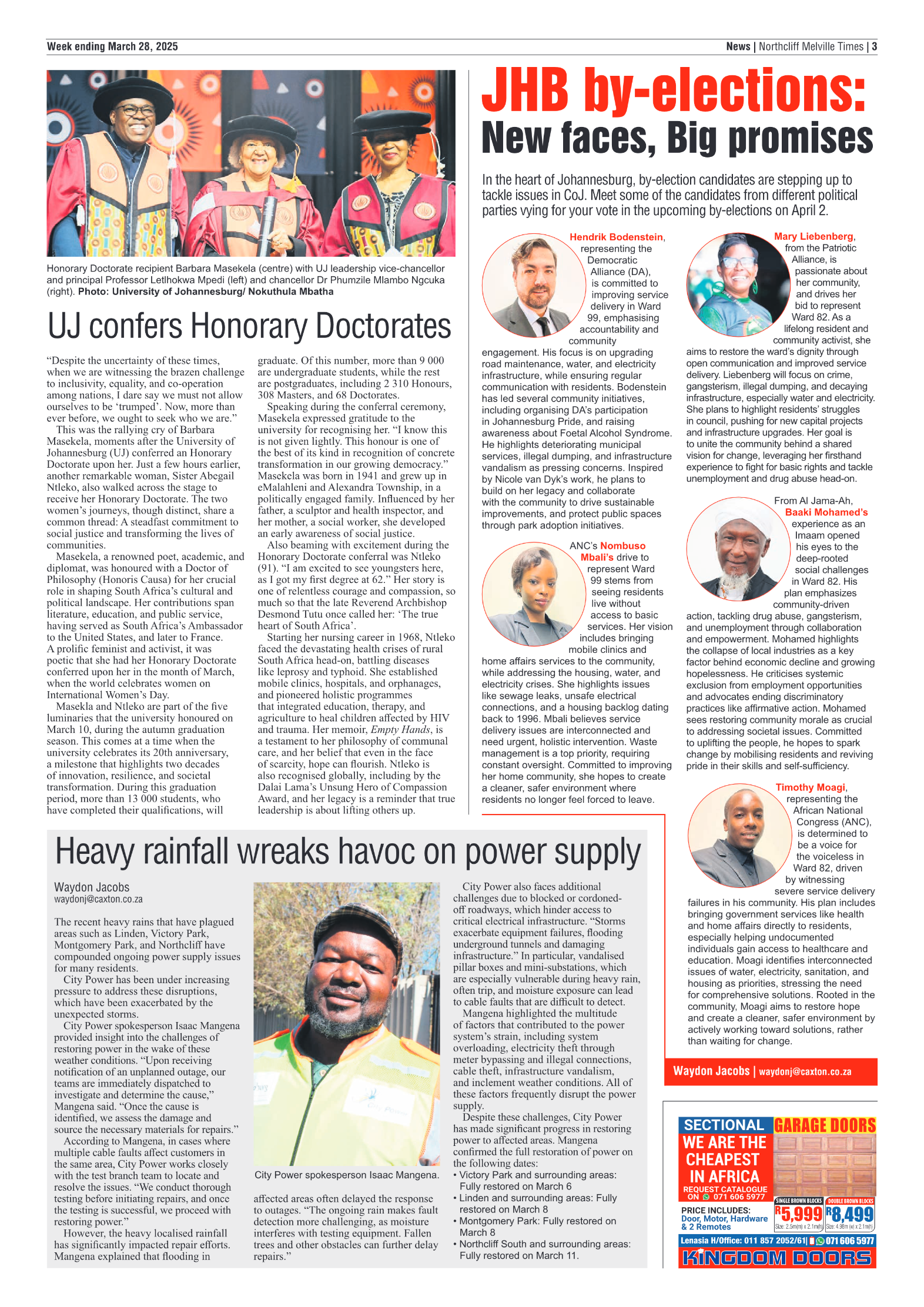 Northcliff Melville Times 28 March 2025 page 3
