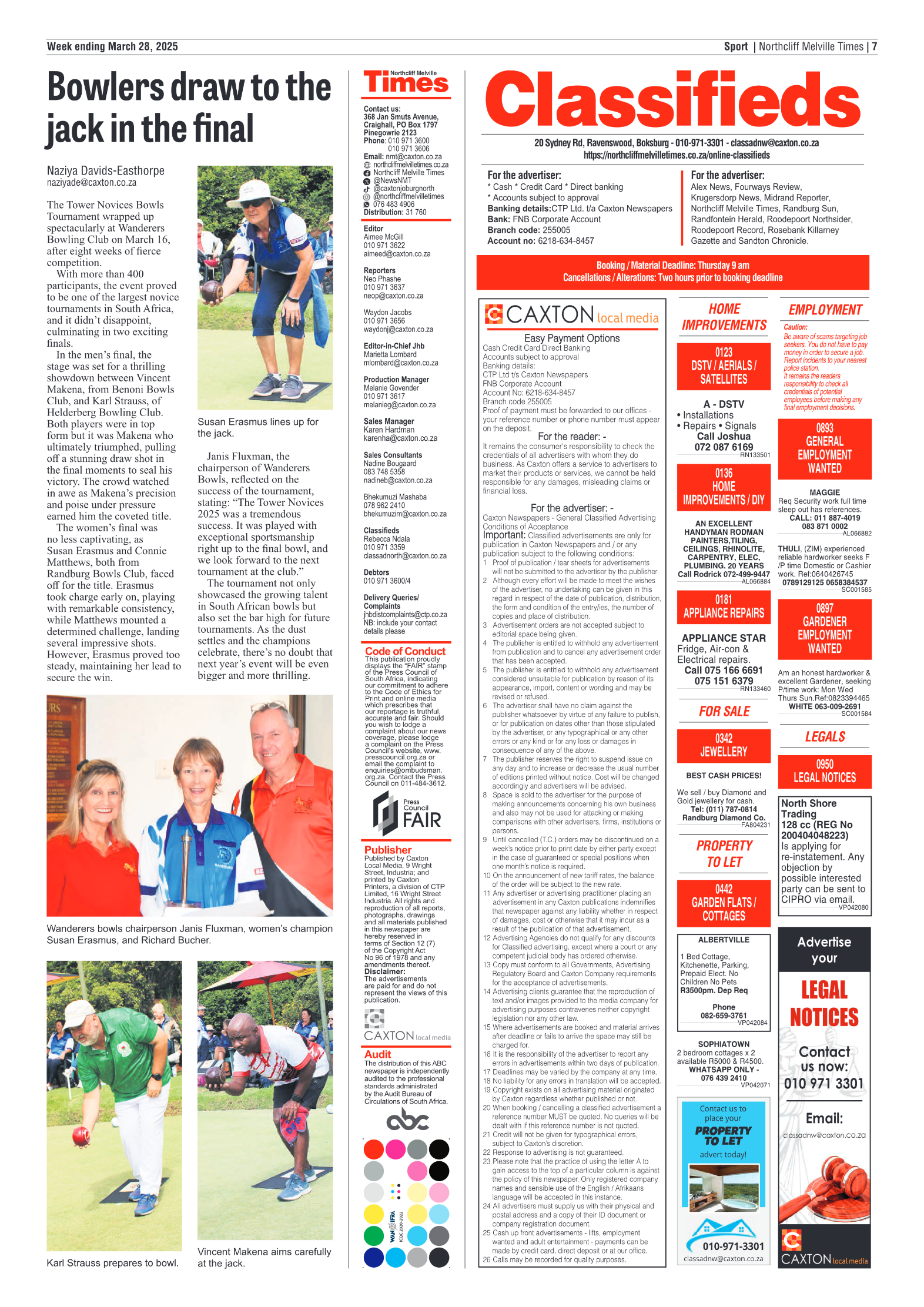 Northcliff Melville Times 28 March 2025 page 7