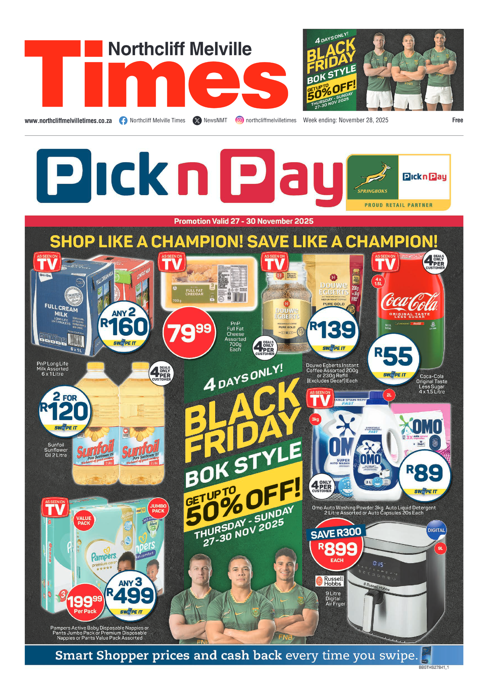 Northcliff Melville Times 28 November 2025 page 1