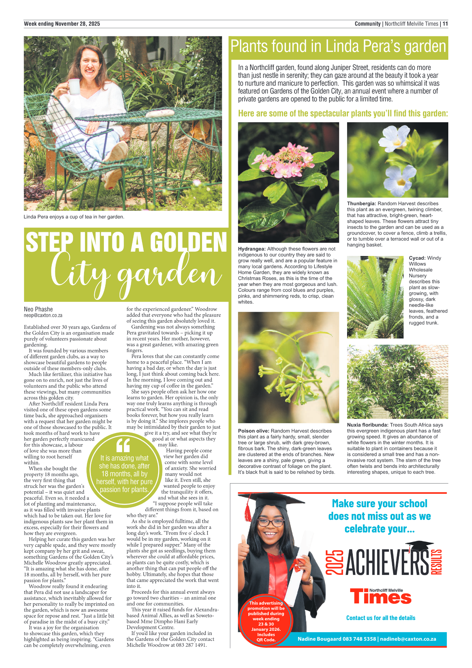 Northcliff Melville Times 28 November 2025 page 13