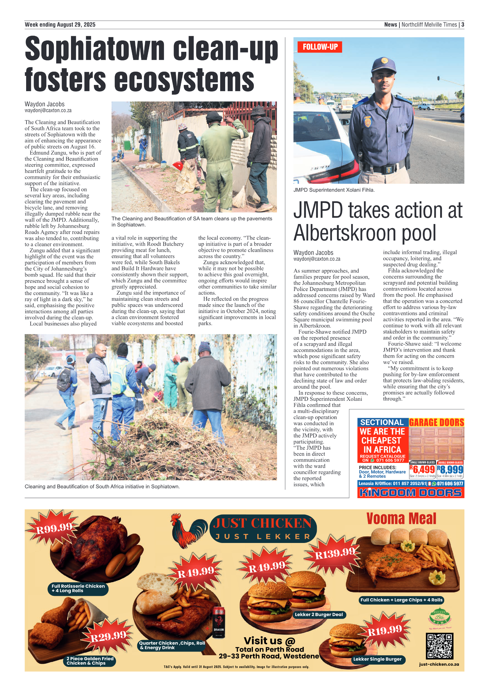 Northcliff Melville Times 29 August 2025 page 3