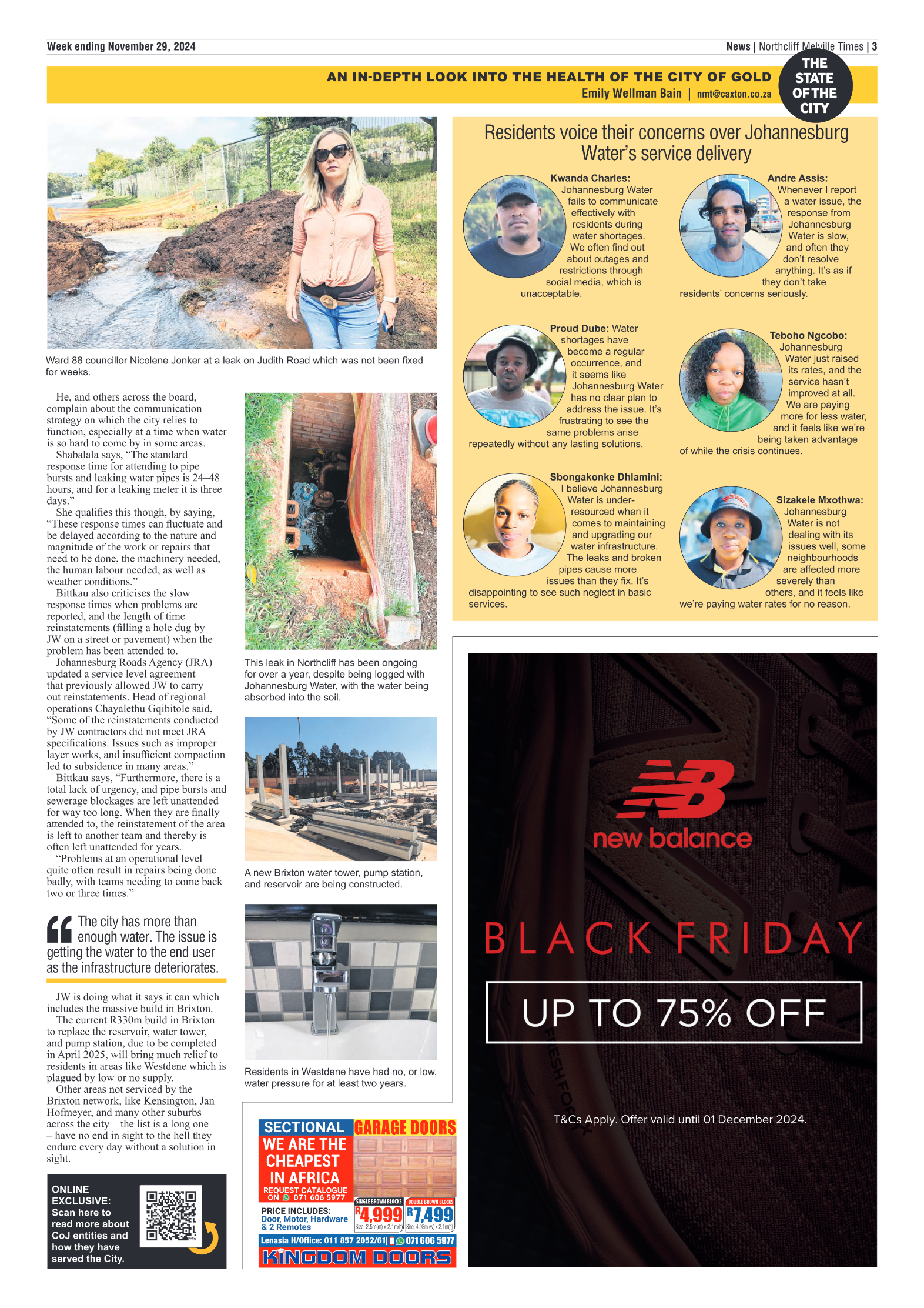 Northcliff Melville Times 29 November 2024 page 3