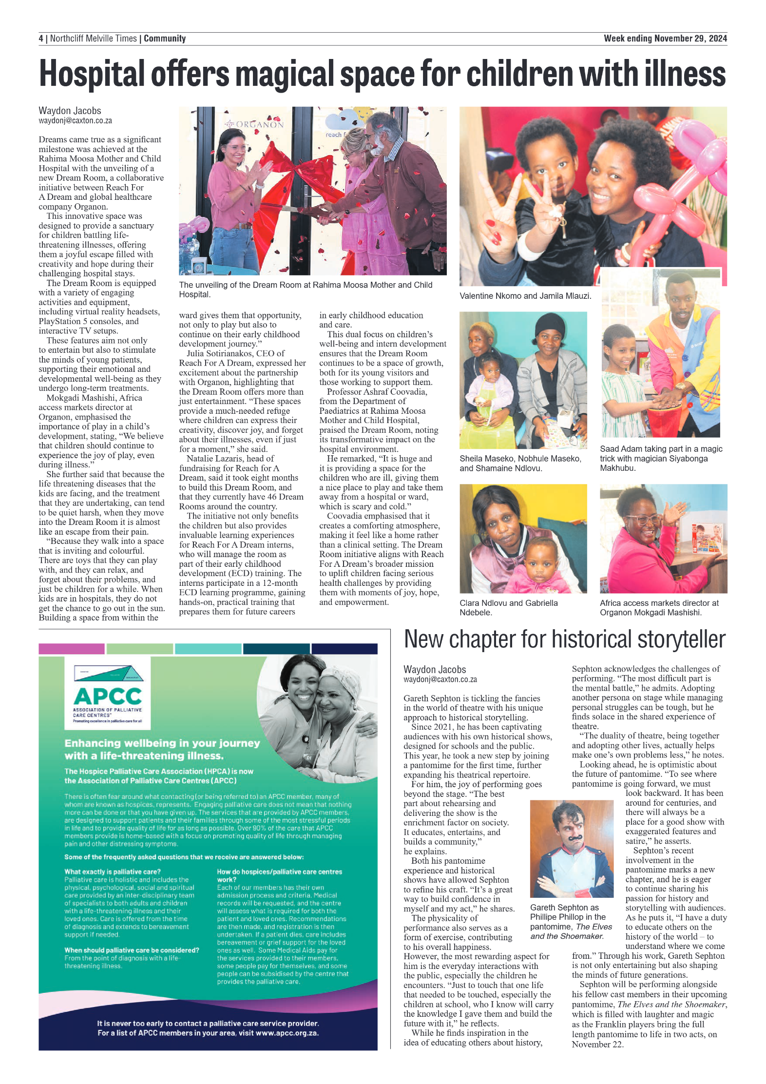Northcliff Melville Times 29 November 2024 page 4