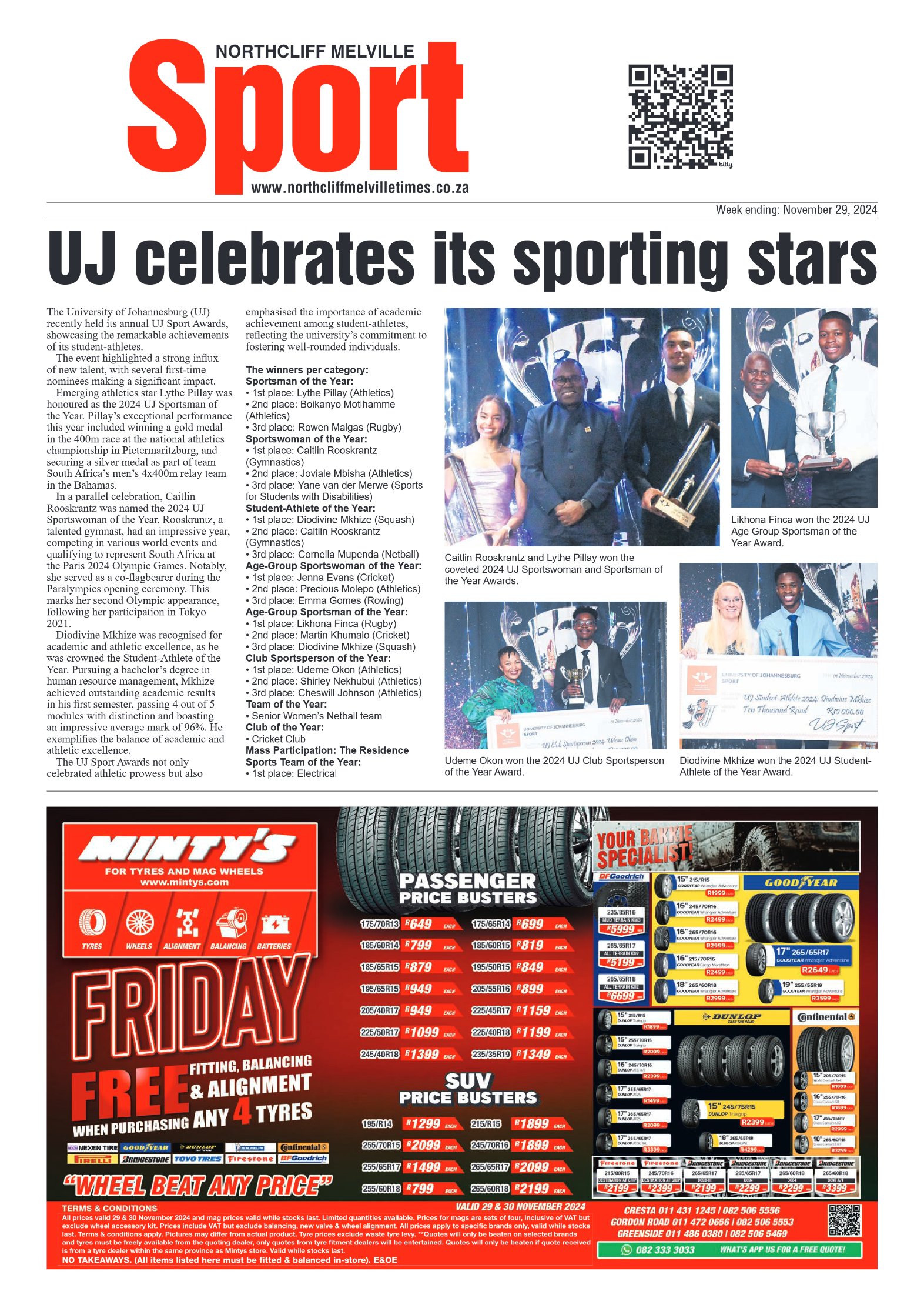 Northcliff Melville Times 29 November 2024 page 8