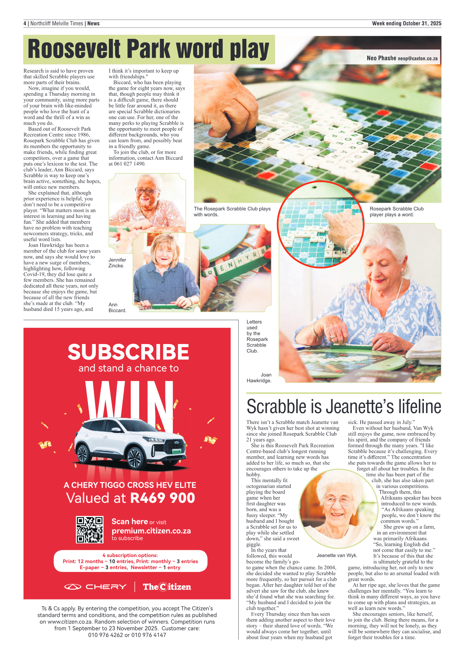 Northcliff Melville Times 31 October 2025 page 4