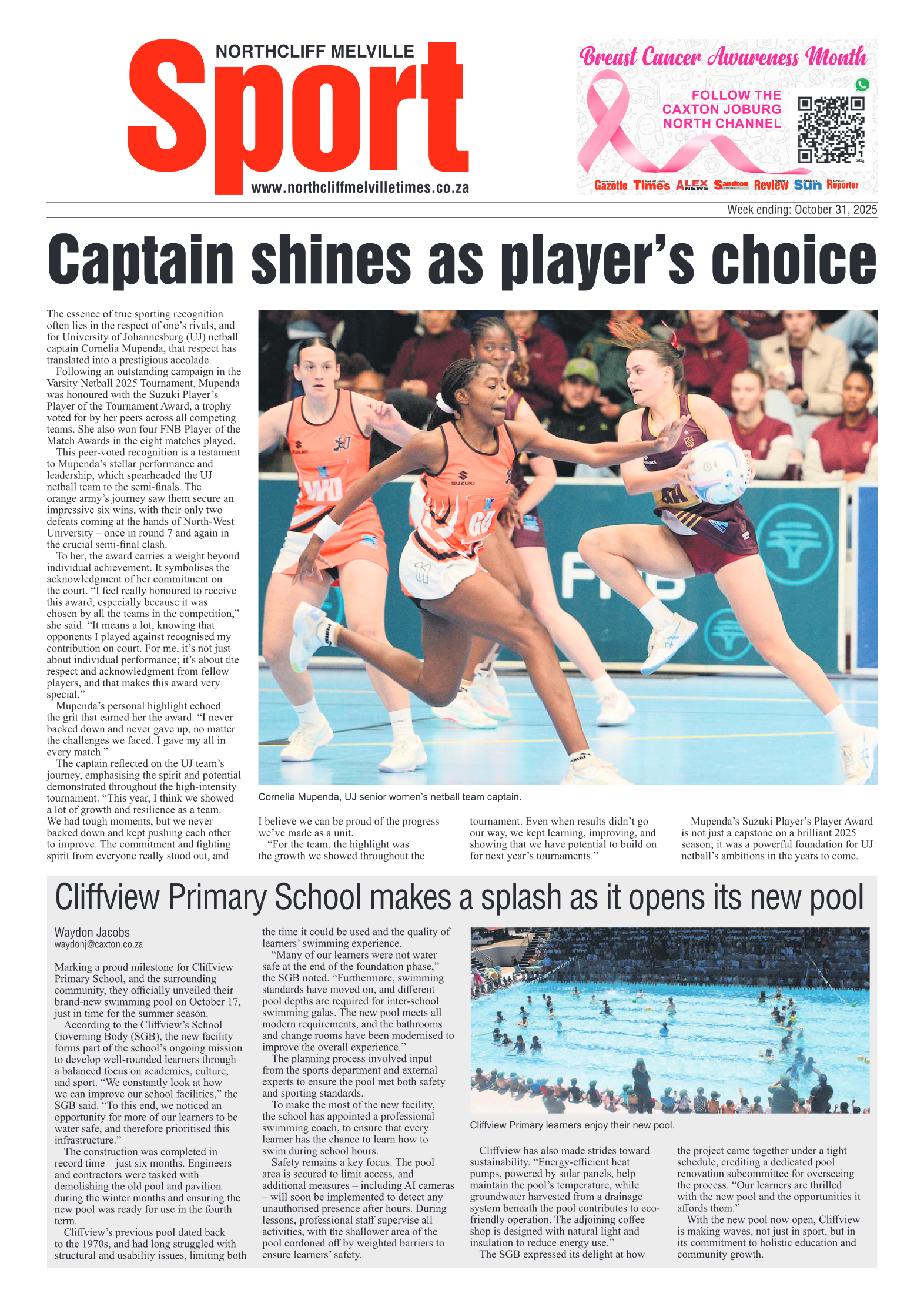 Northcliff Melville Times 31 October 2025 page 8