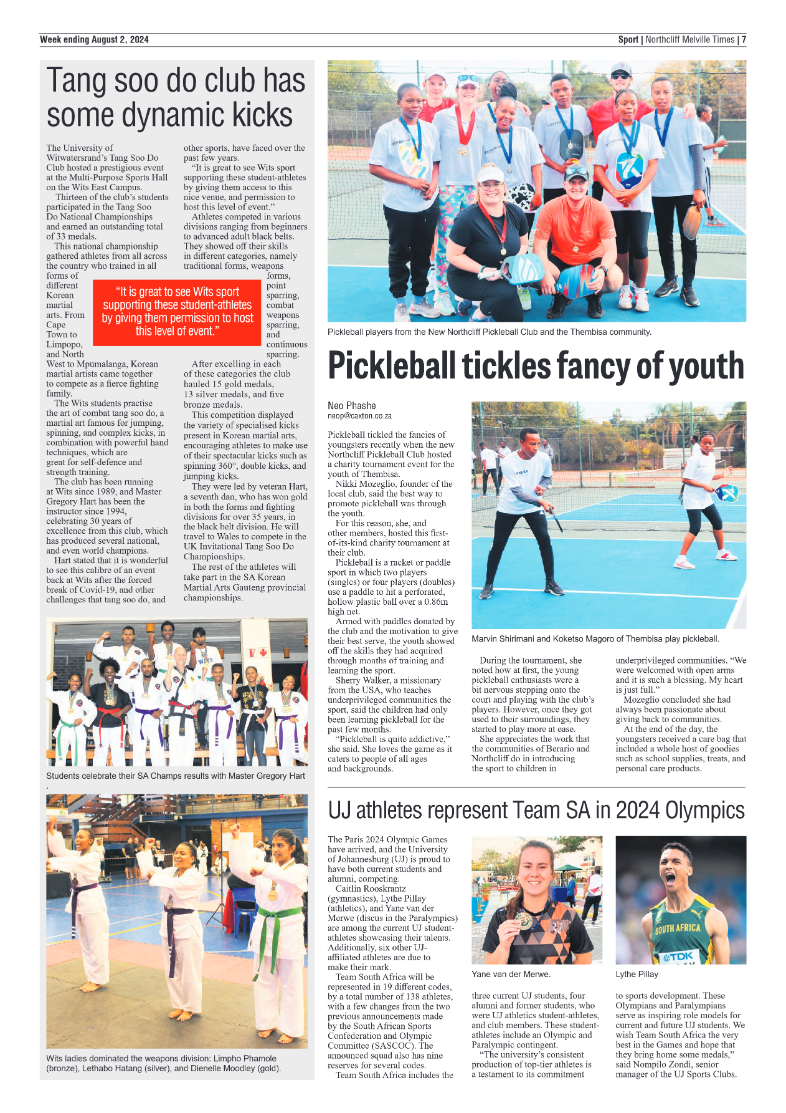 Northcliff Melville Times 2 August 2024 page 15