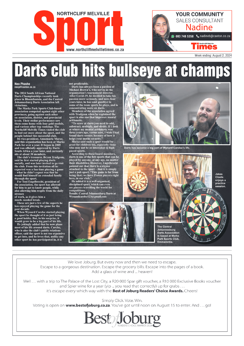Northcliff Melville Times 2 August 2024 page 16
