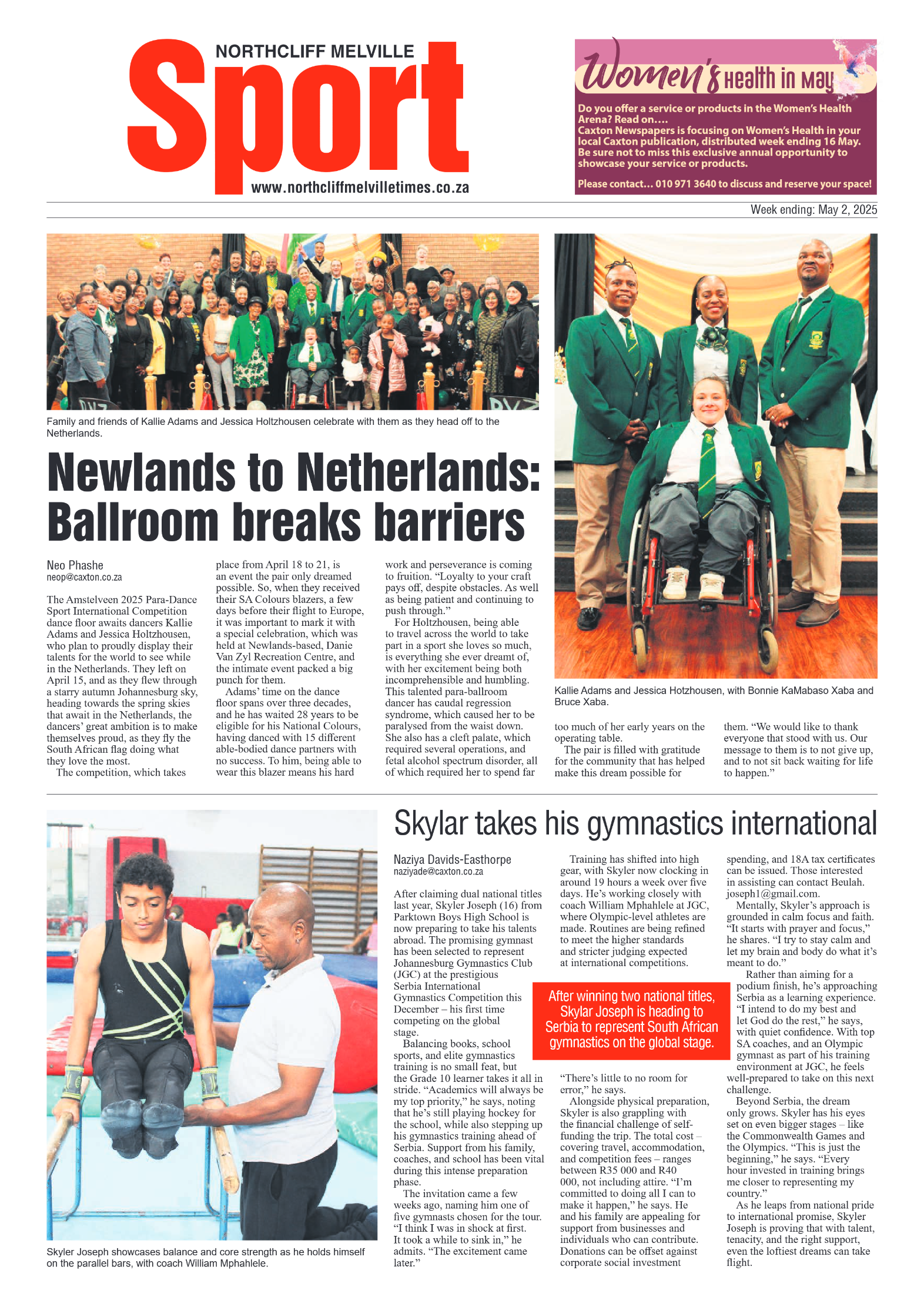 Northcliff Melville Times 2 May 2025 page 8