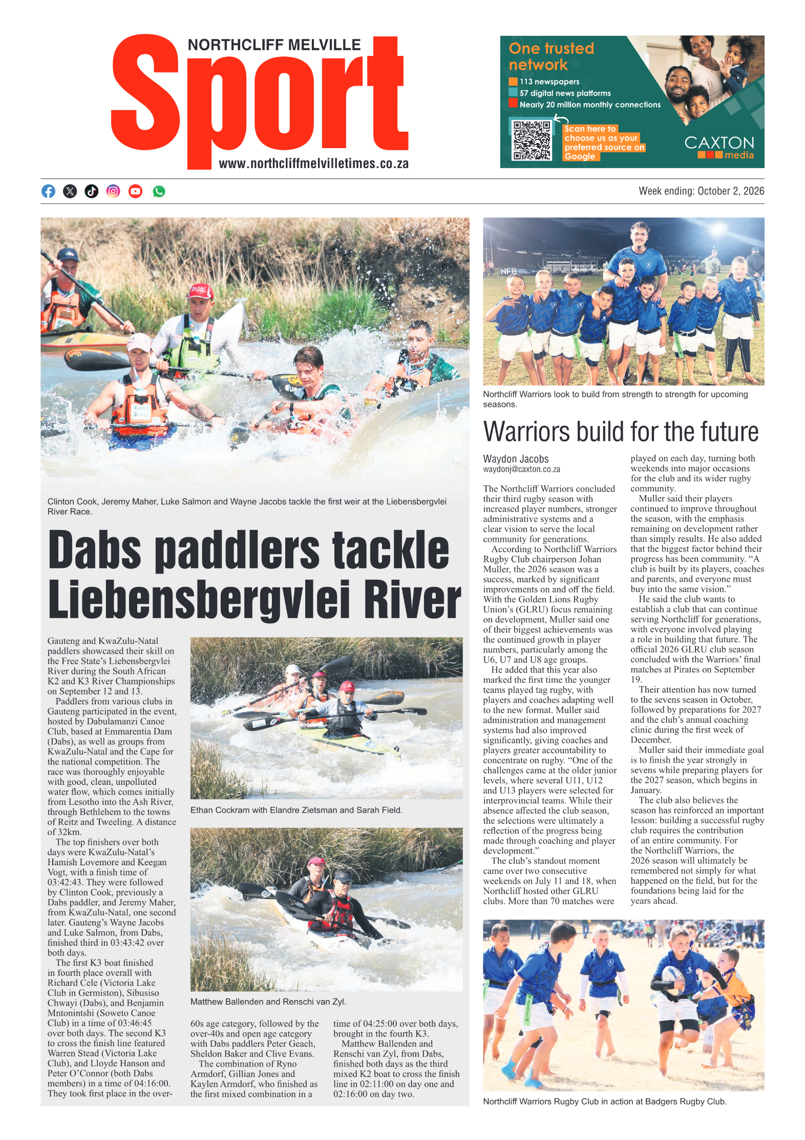 Northcliff Melville Times 2 October 2026 page 8