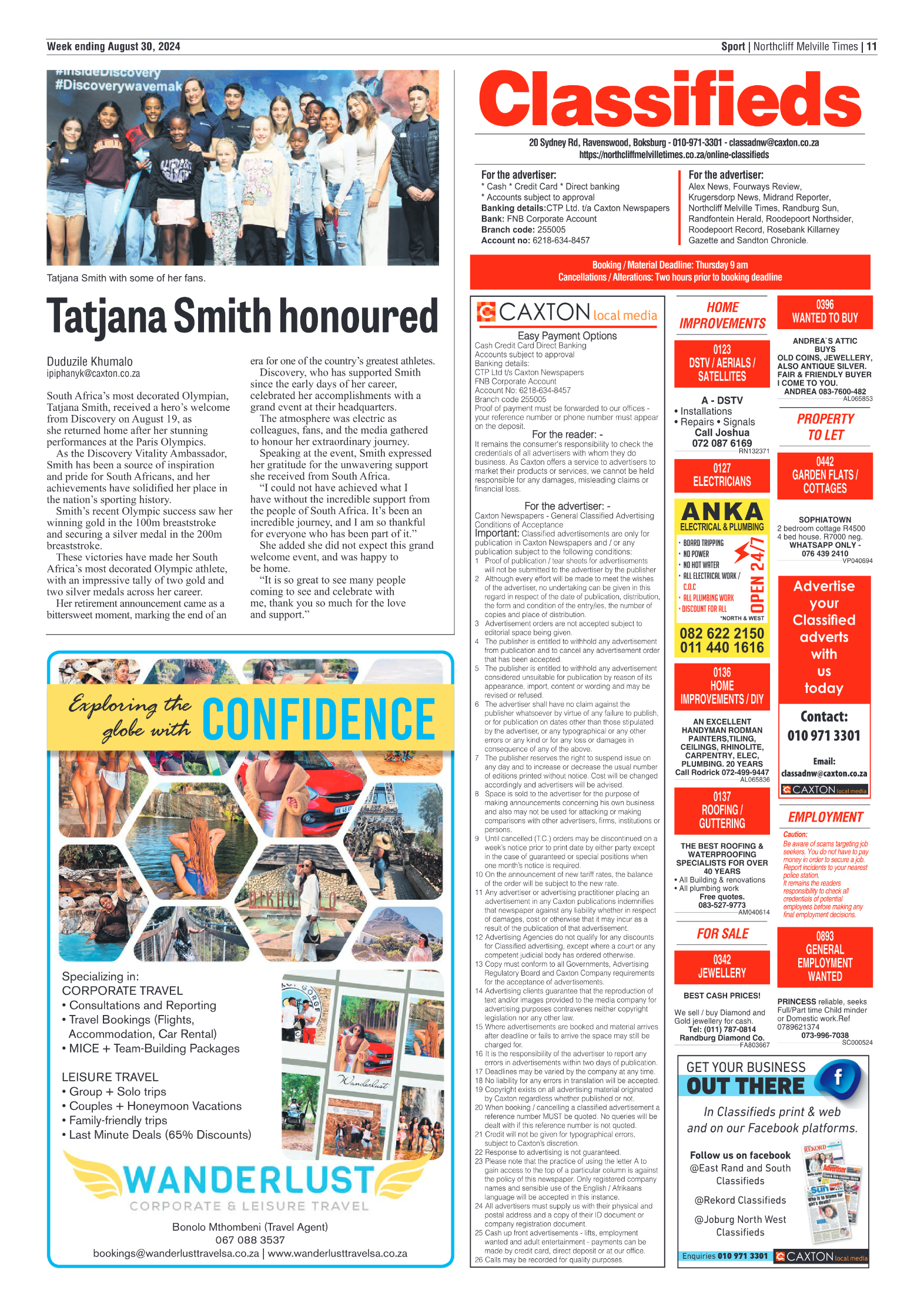 Northcliff Melville Times 30 August 2024 page 11