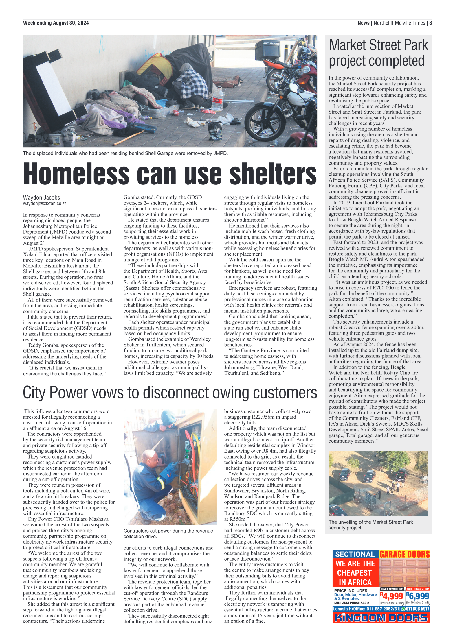 Northcliff Melville Times 30 August 2024 page 3