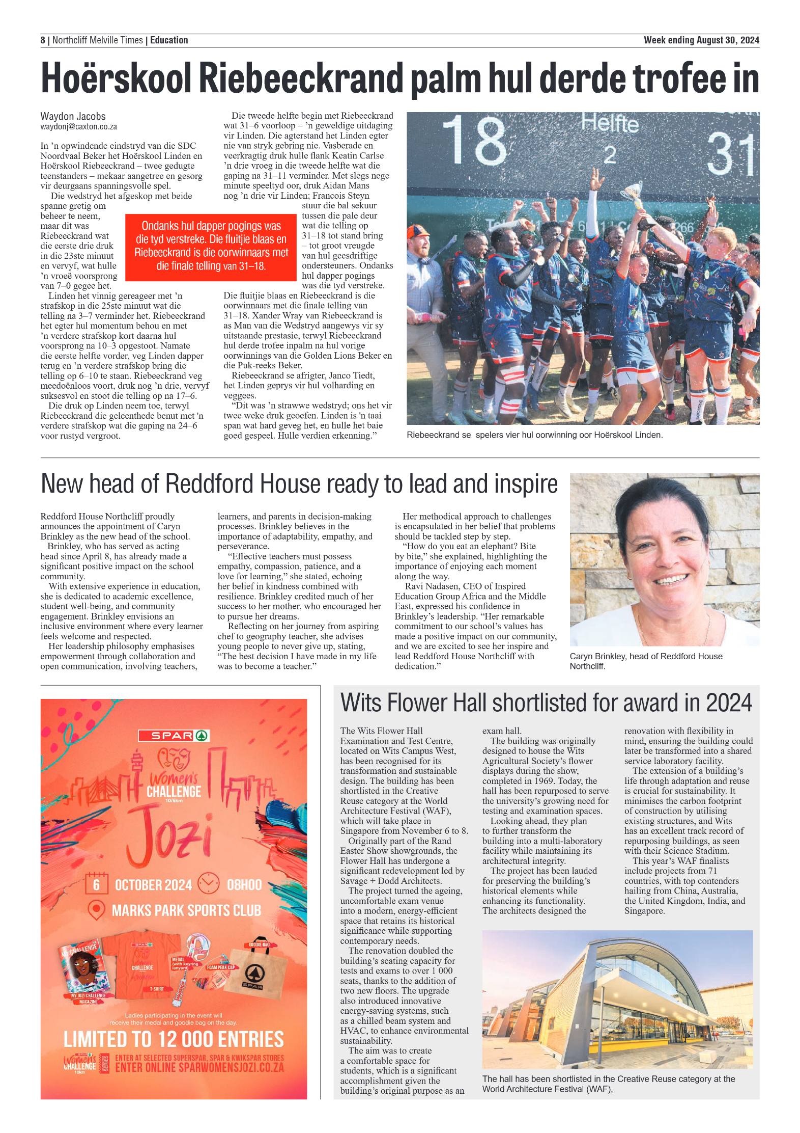 Northcliff Melville Times 30 August 2024 page 8