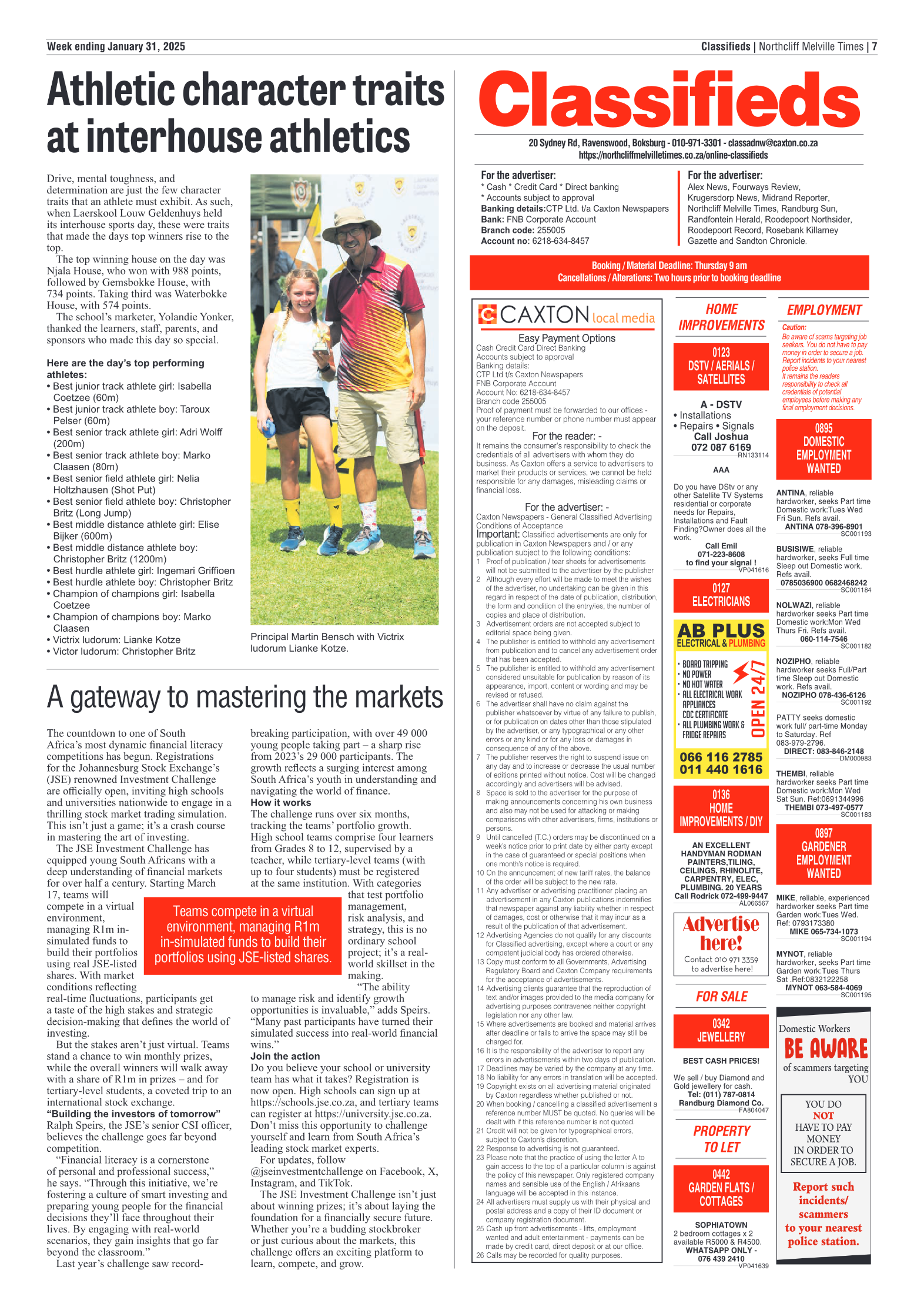 Northcliff Melville Times 31 January 2025 page 7