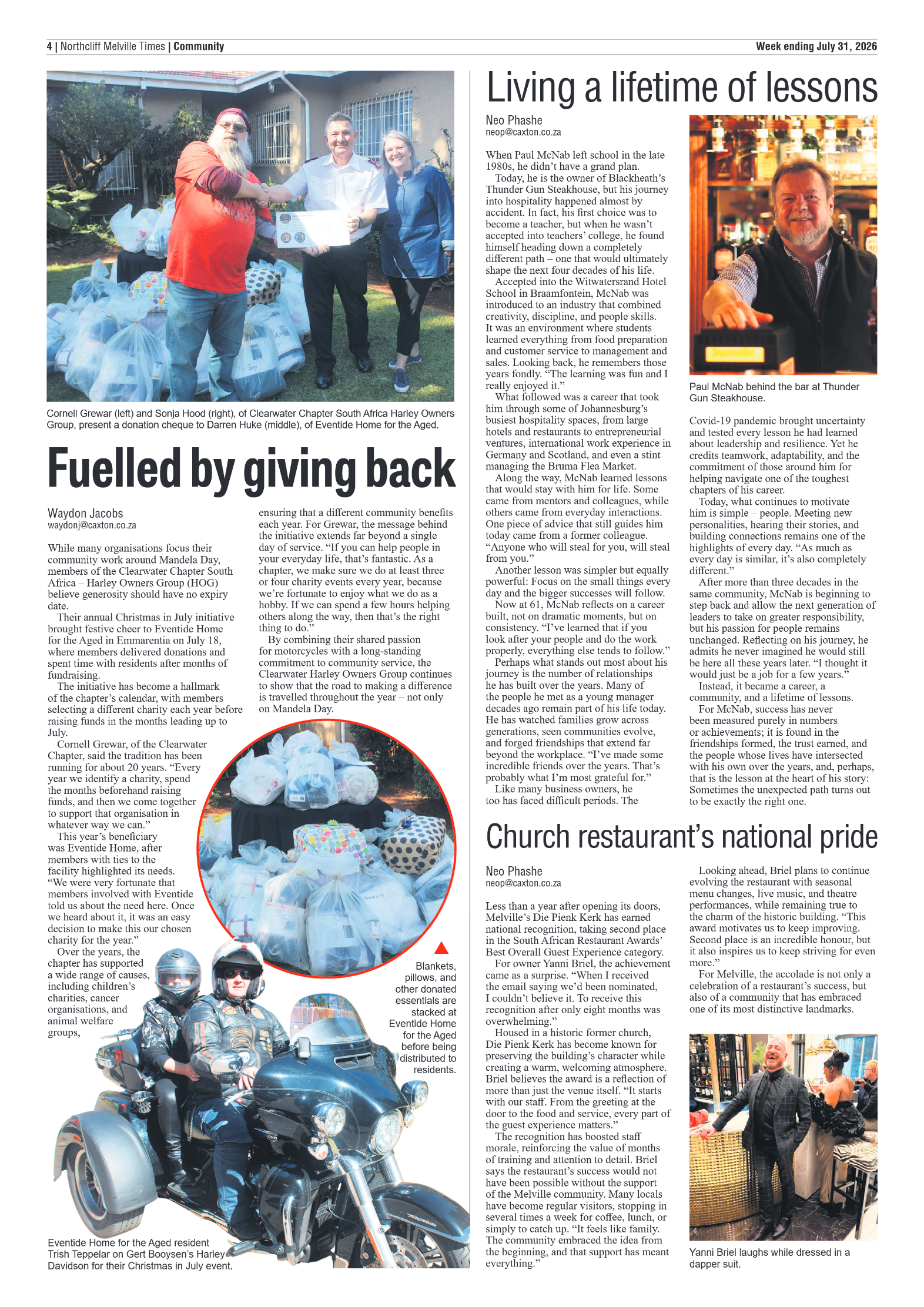 Northcliff Melville Times 31 July 2026 page 4