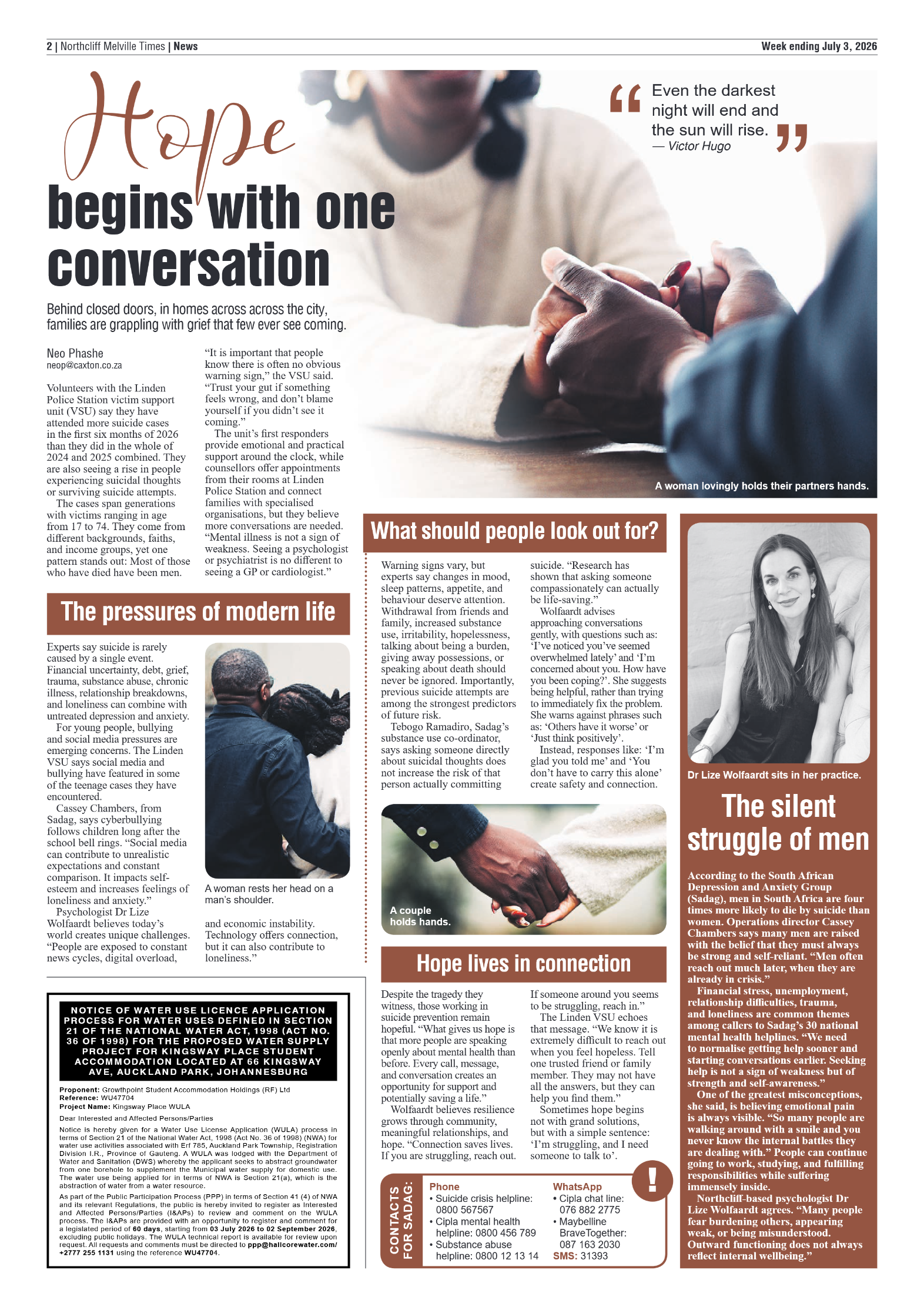 Northcliff Melville Times 3 July 2026 page 2