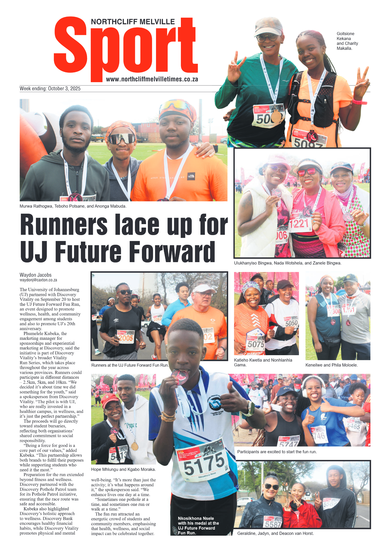 Northcliff Melville Times 3 October 2025 page 8