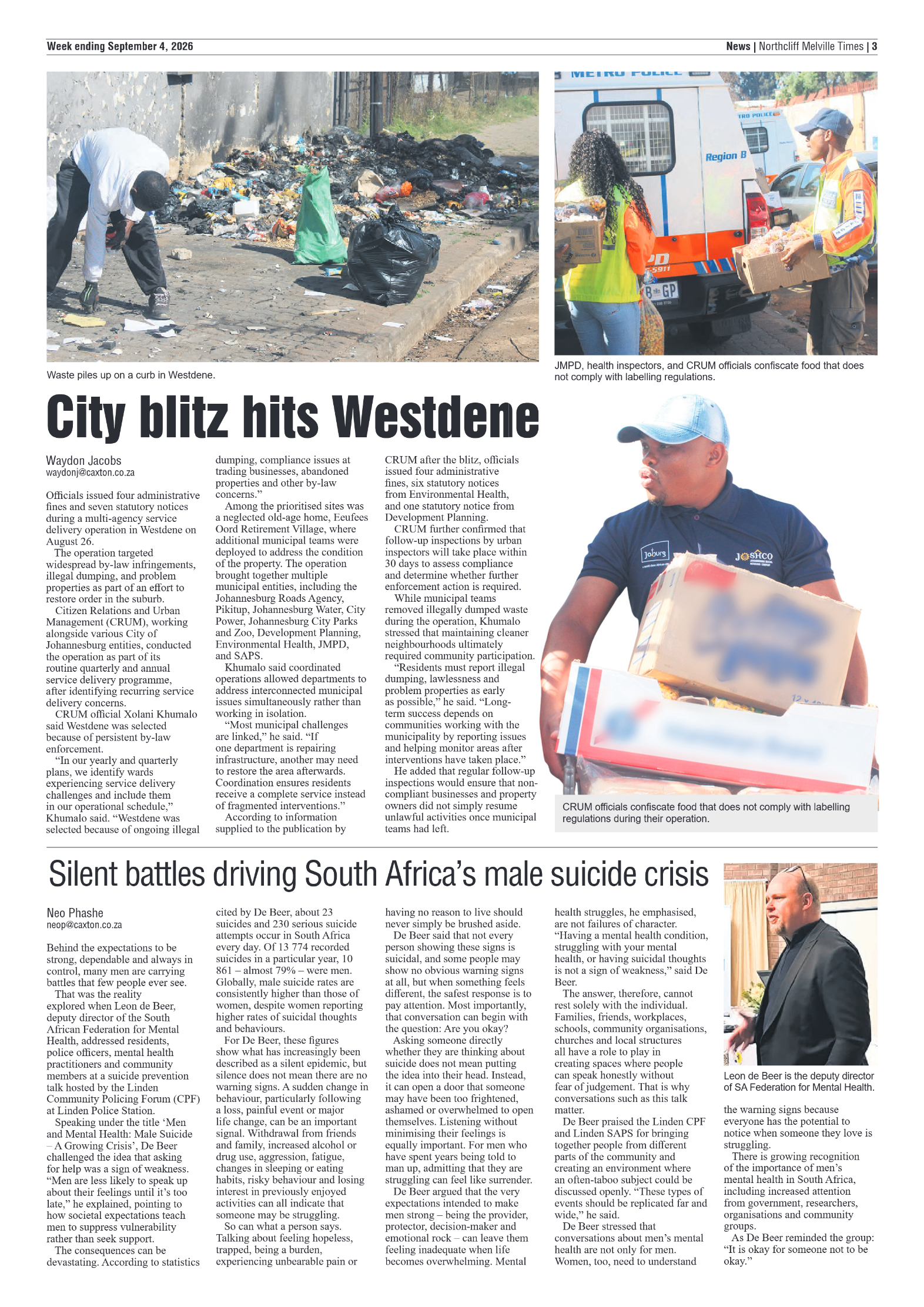Northcliff Melville Times 4 September 2026 page 3