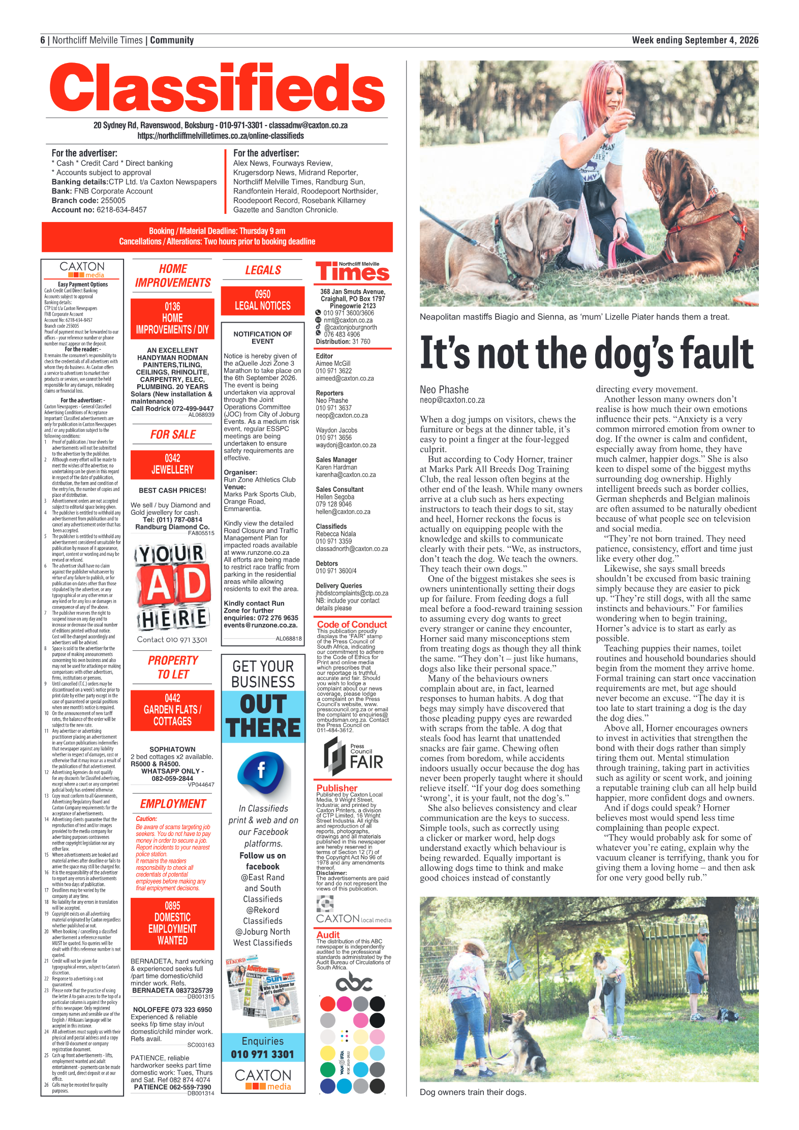 Northcliff Melville Times 4 September 2026 page 6