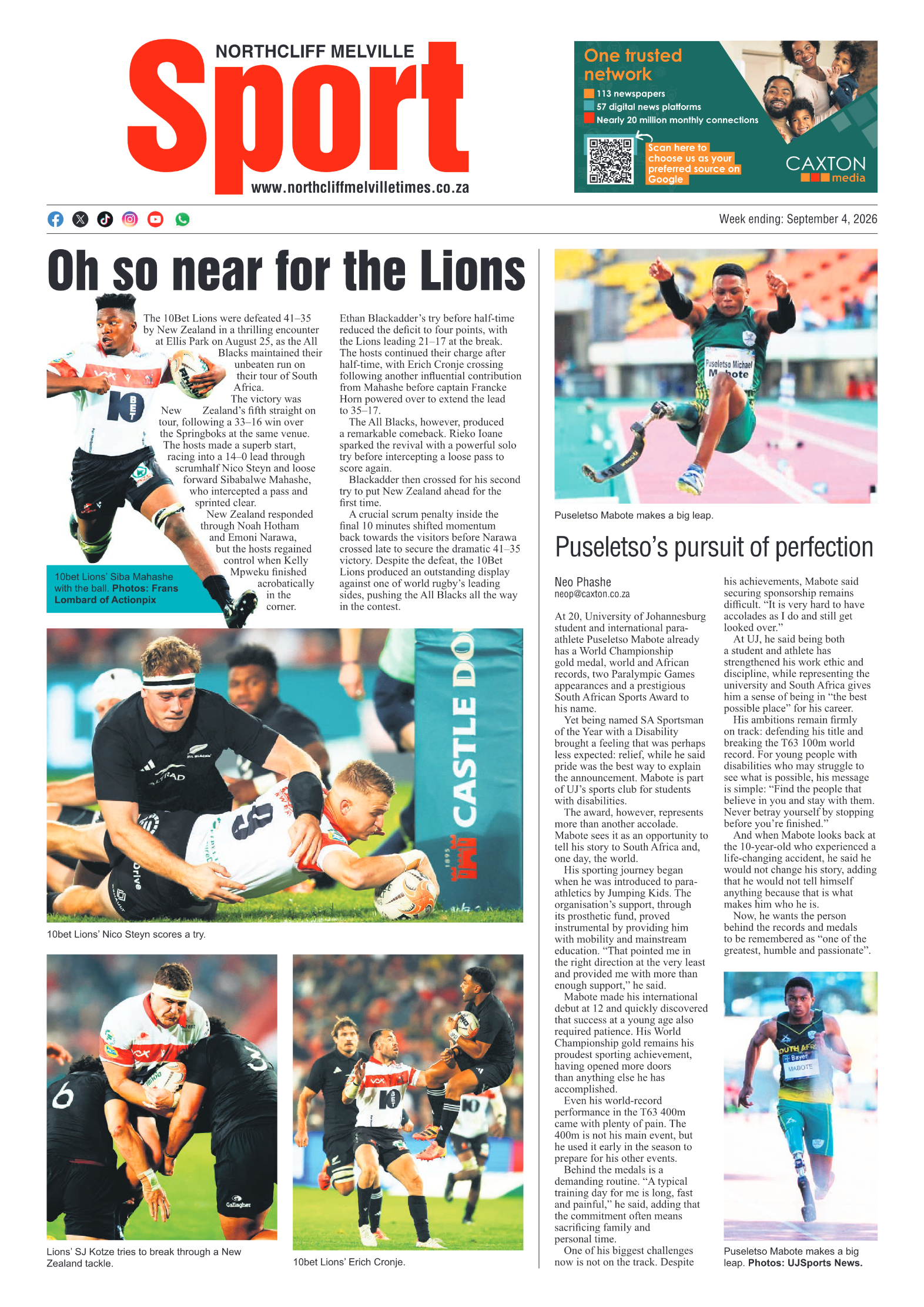 Northcliff Melville Times 4 September 2026 page 8