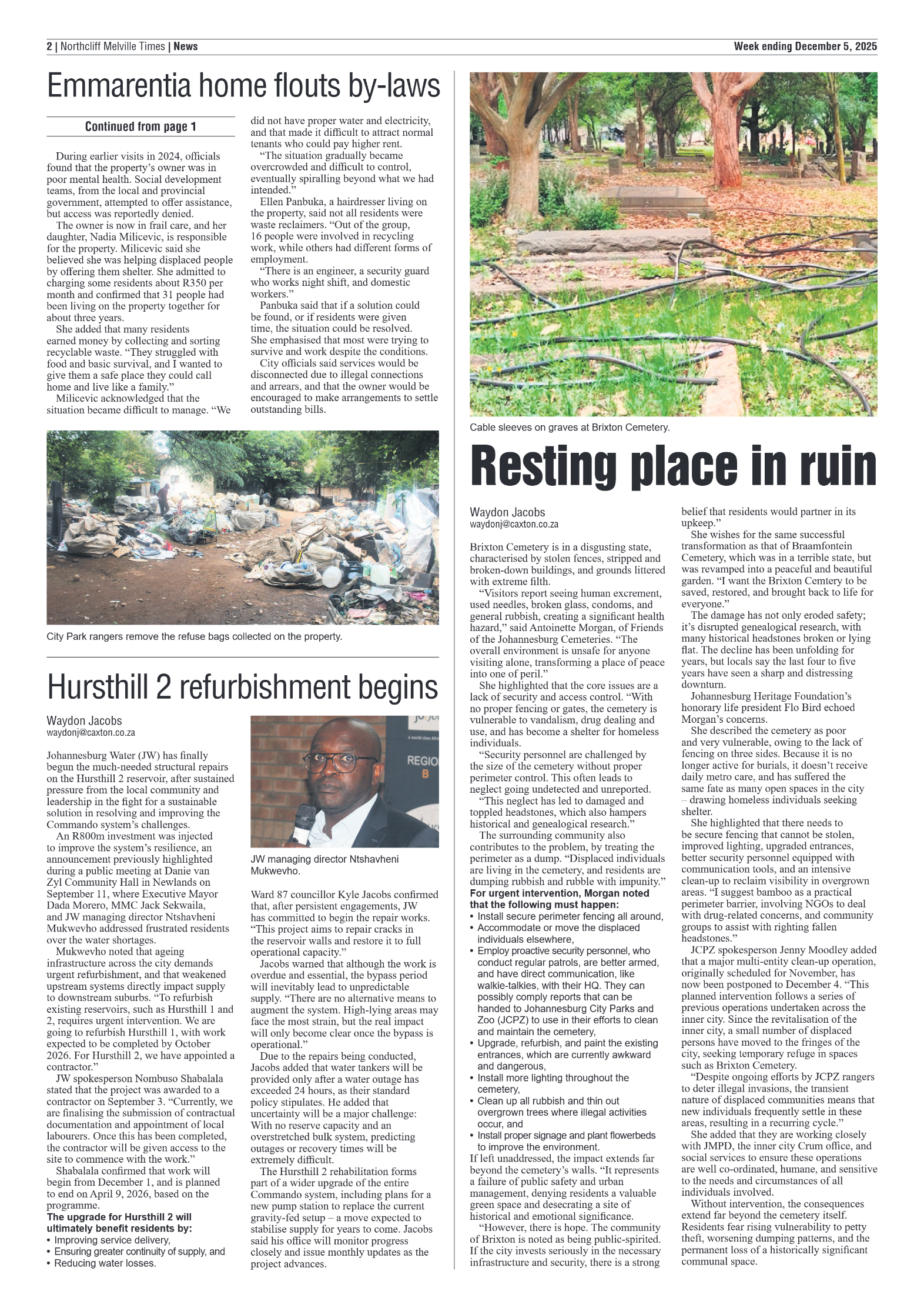 Northcliff Melville Times 5 December 2025 page 2