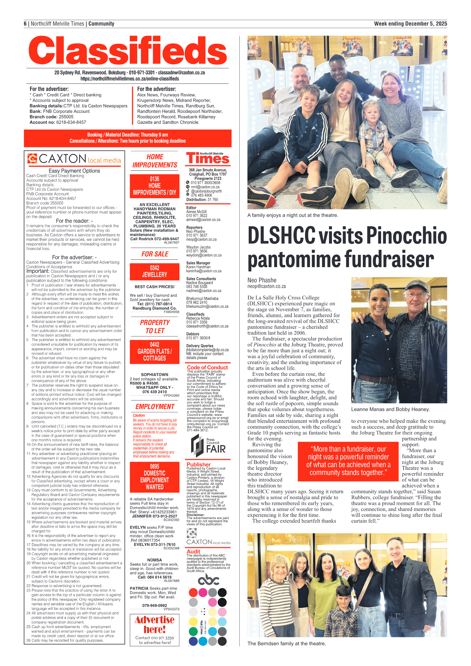 Northcliff Melville Times 5 December 2025 page 6