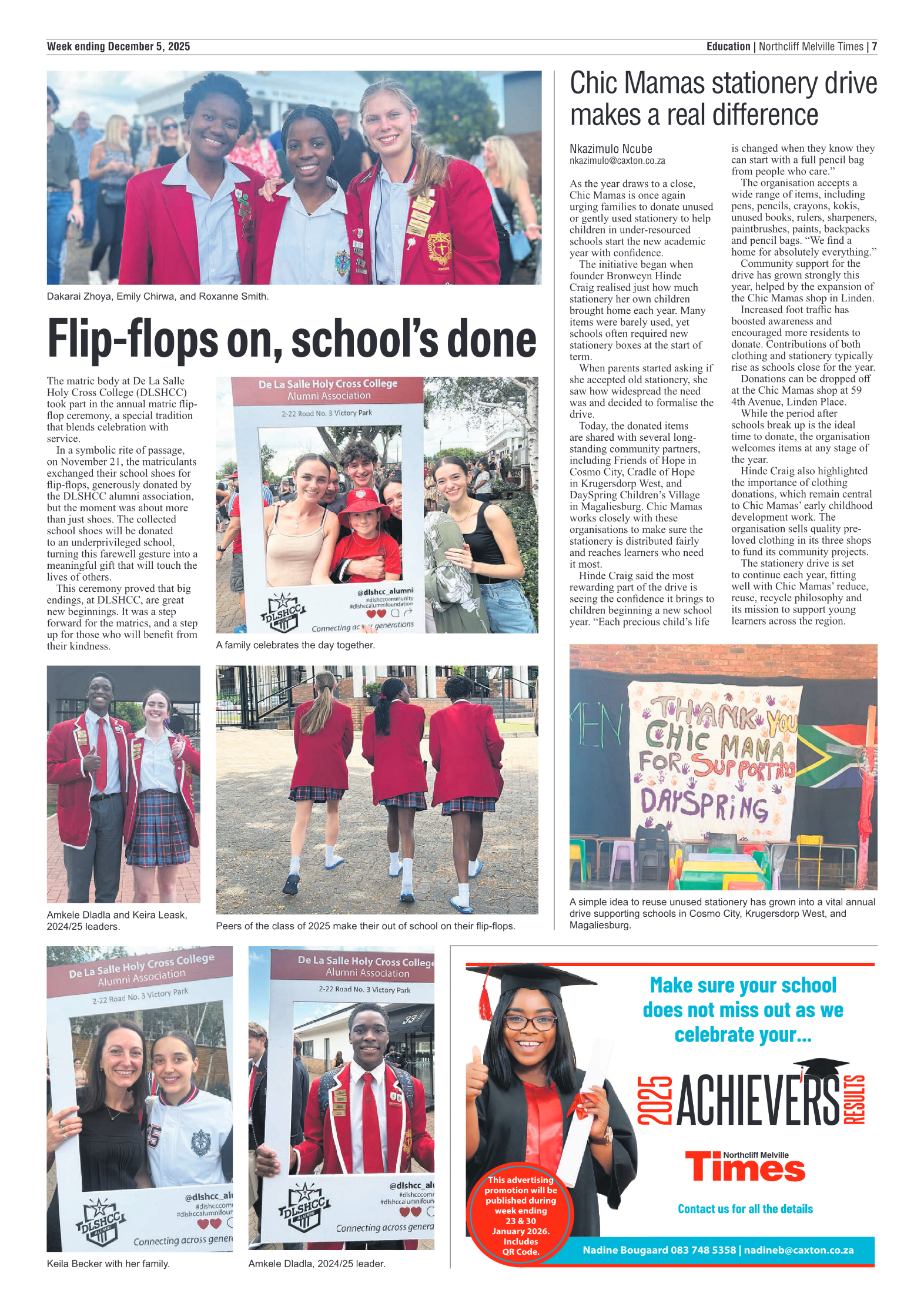 Northcliff Melville Times 5 December 2025 page 7