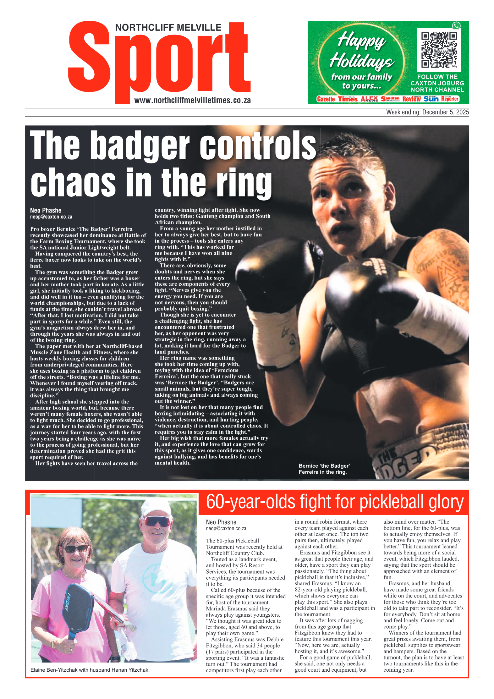 Northcliff Melville Times 5 December 2025 page 8
