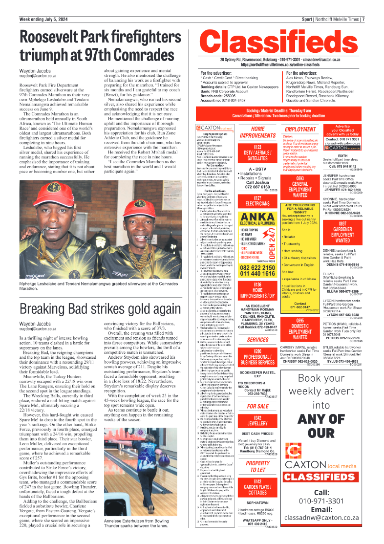 Northcliff Melville Times 5 July 2024 page 7