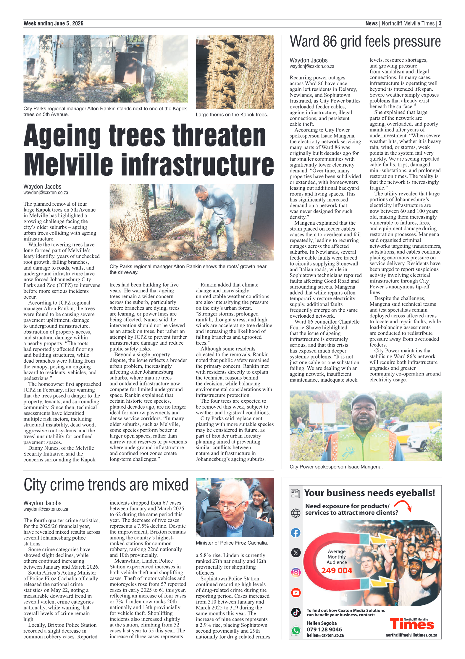 Northcliff Melville Times 5 June 2026 page 3