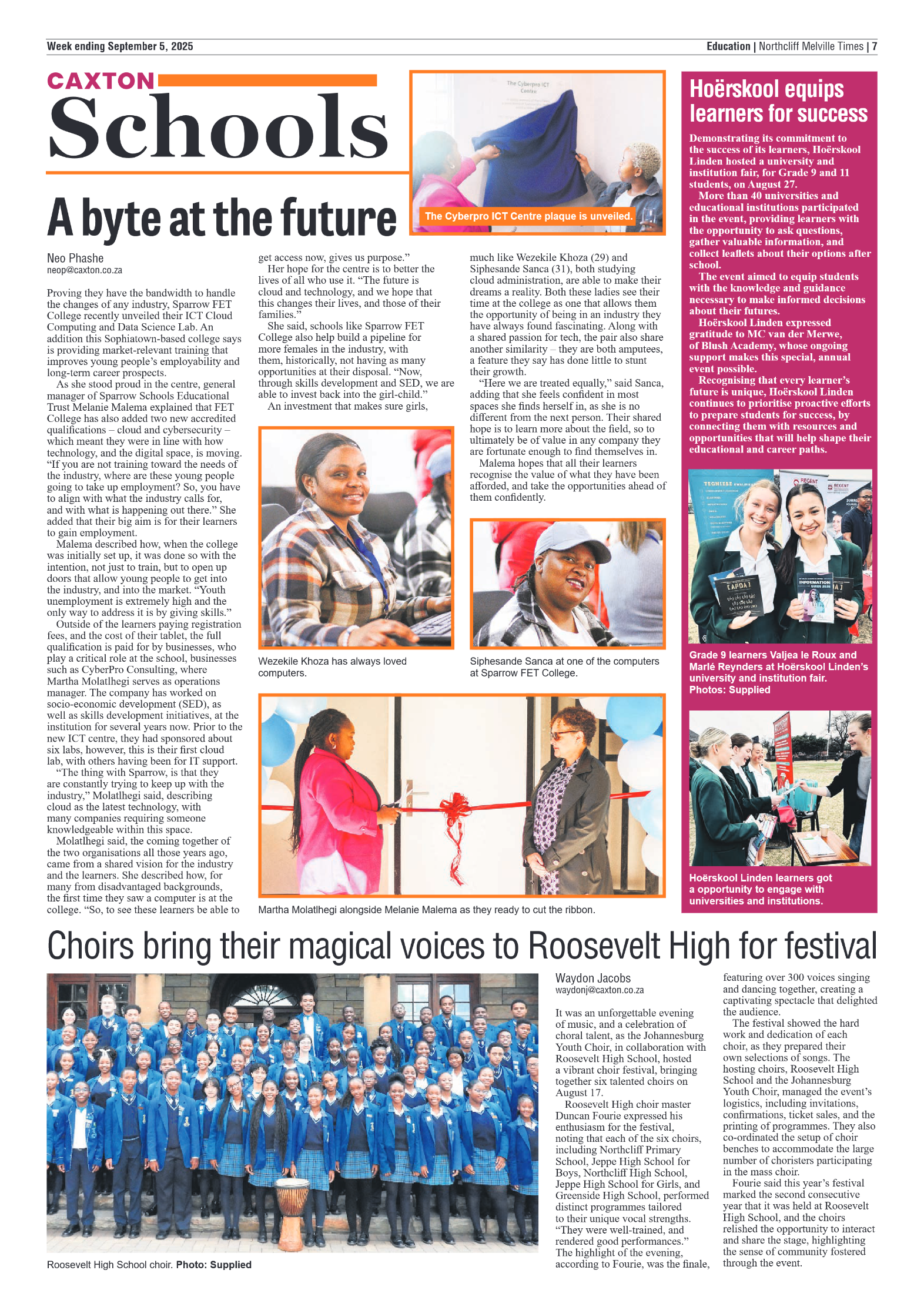 Northcliff Melville Times 5 September 2025 page 7