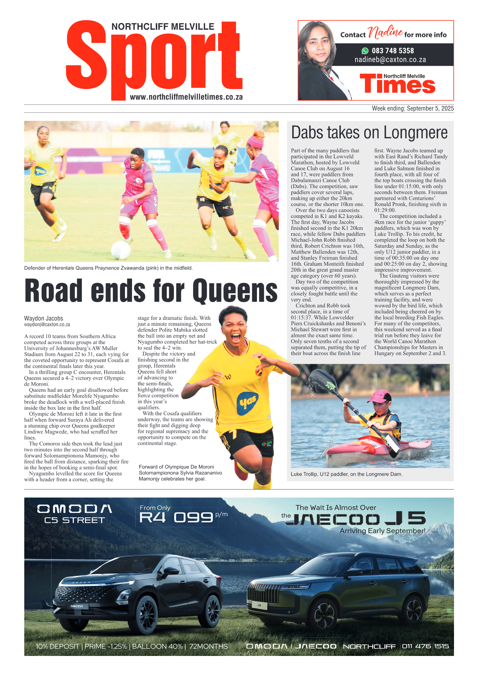 Northcliff Melville Times 5 September 2025 page 8
